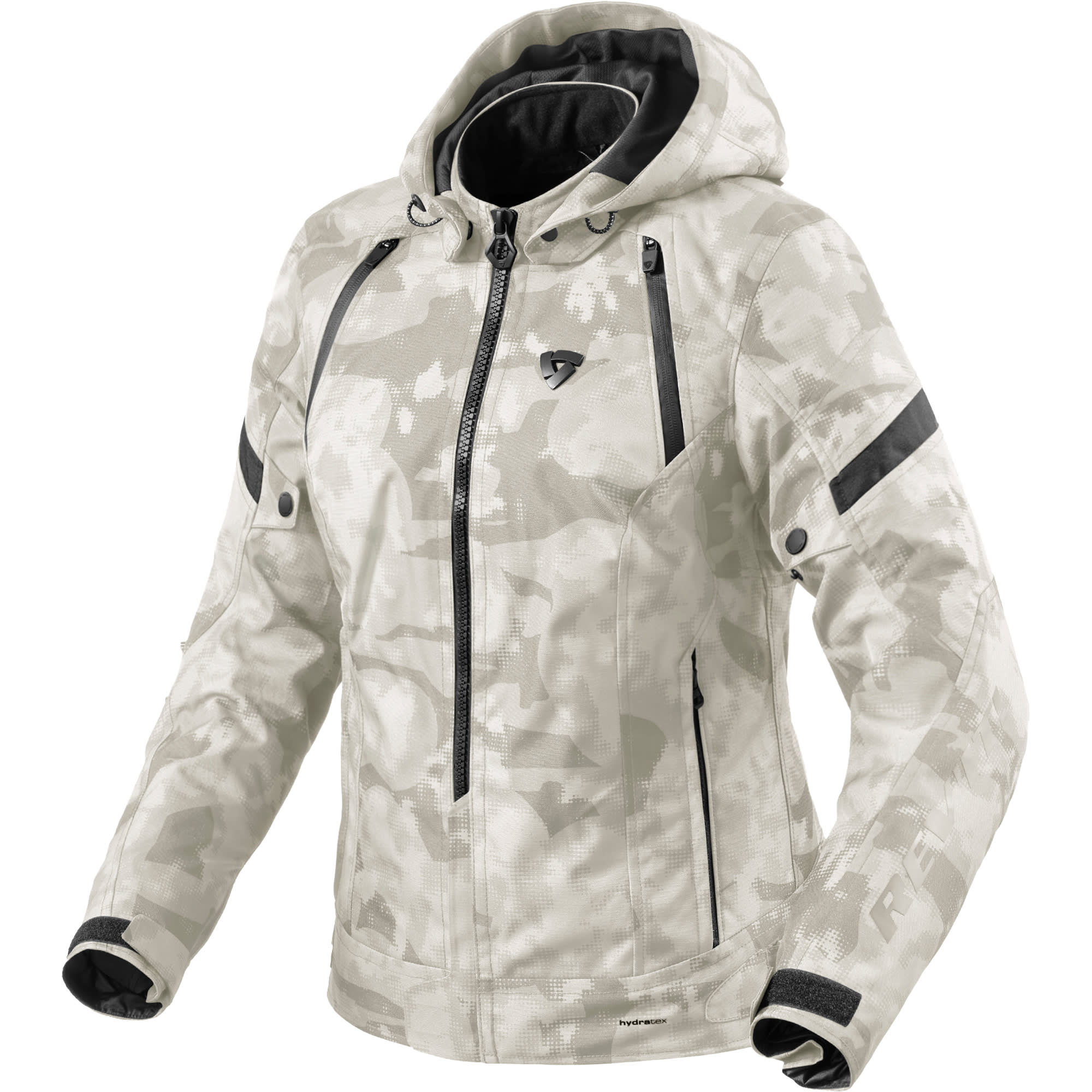 Rev'it Rev'it Ladies Flare 3 H2O Textile Jacket - Camo Grey / White