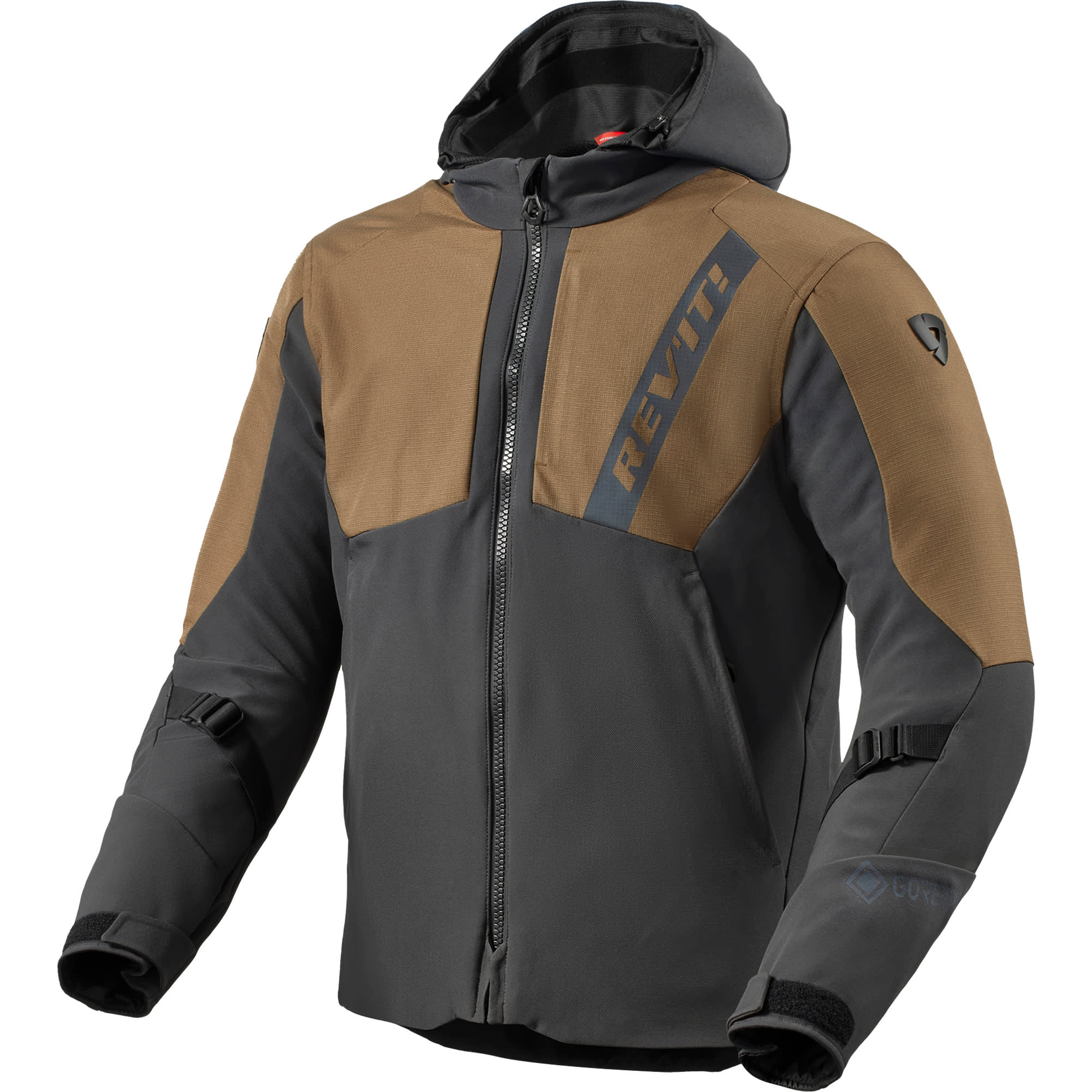 Rev'it Rev'it Potential Gore-Tex Waterproof Textile Jacket - Brown / Grey