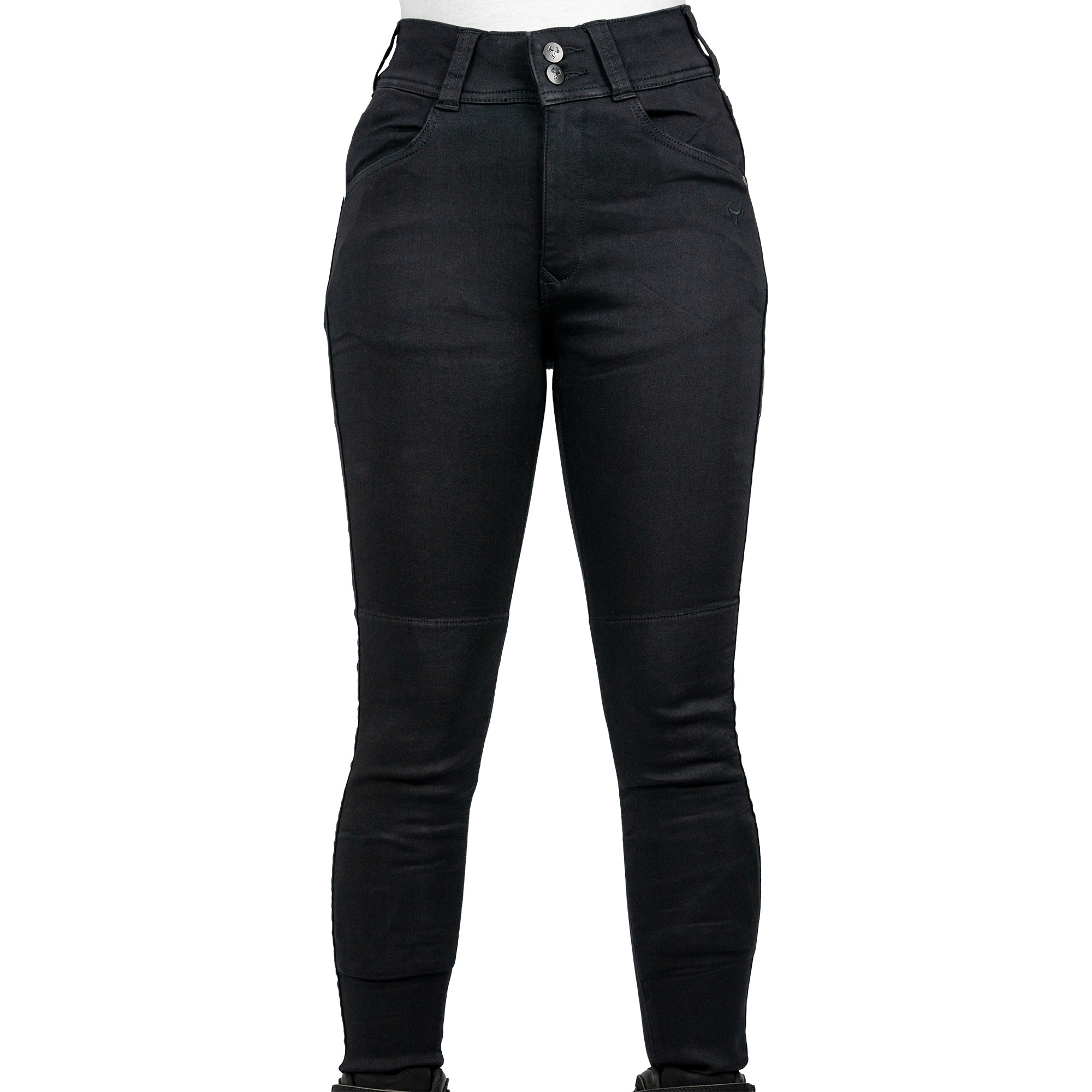 Bull-it Bull-it Ladies Fury Skinny Covec Jeans - Black