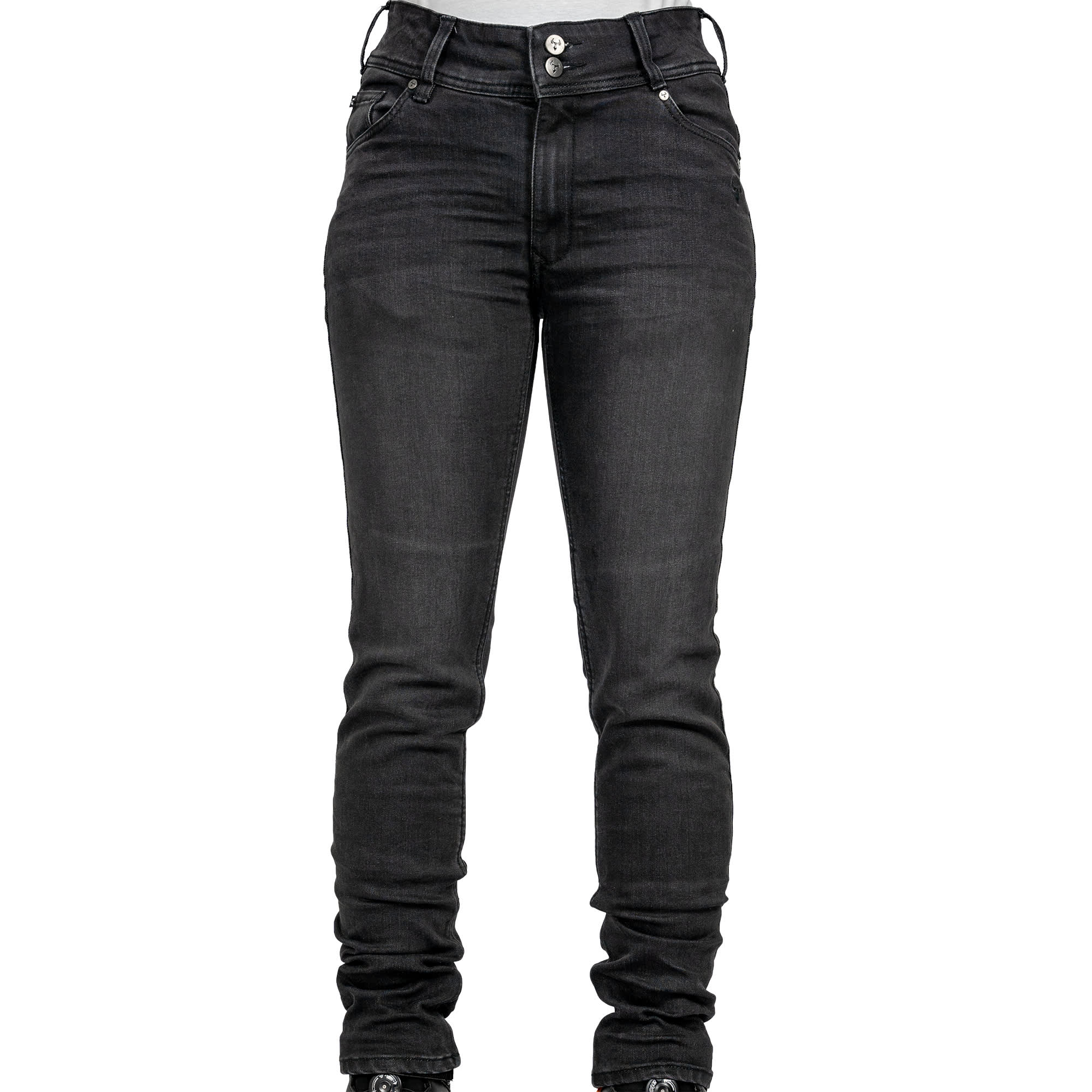 Bull-it Bull-it Ladies Raven Slim Covec Jeans - Black