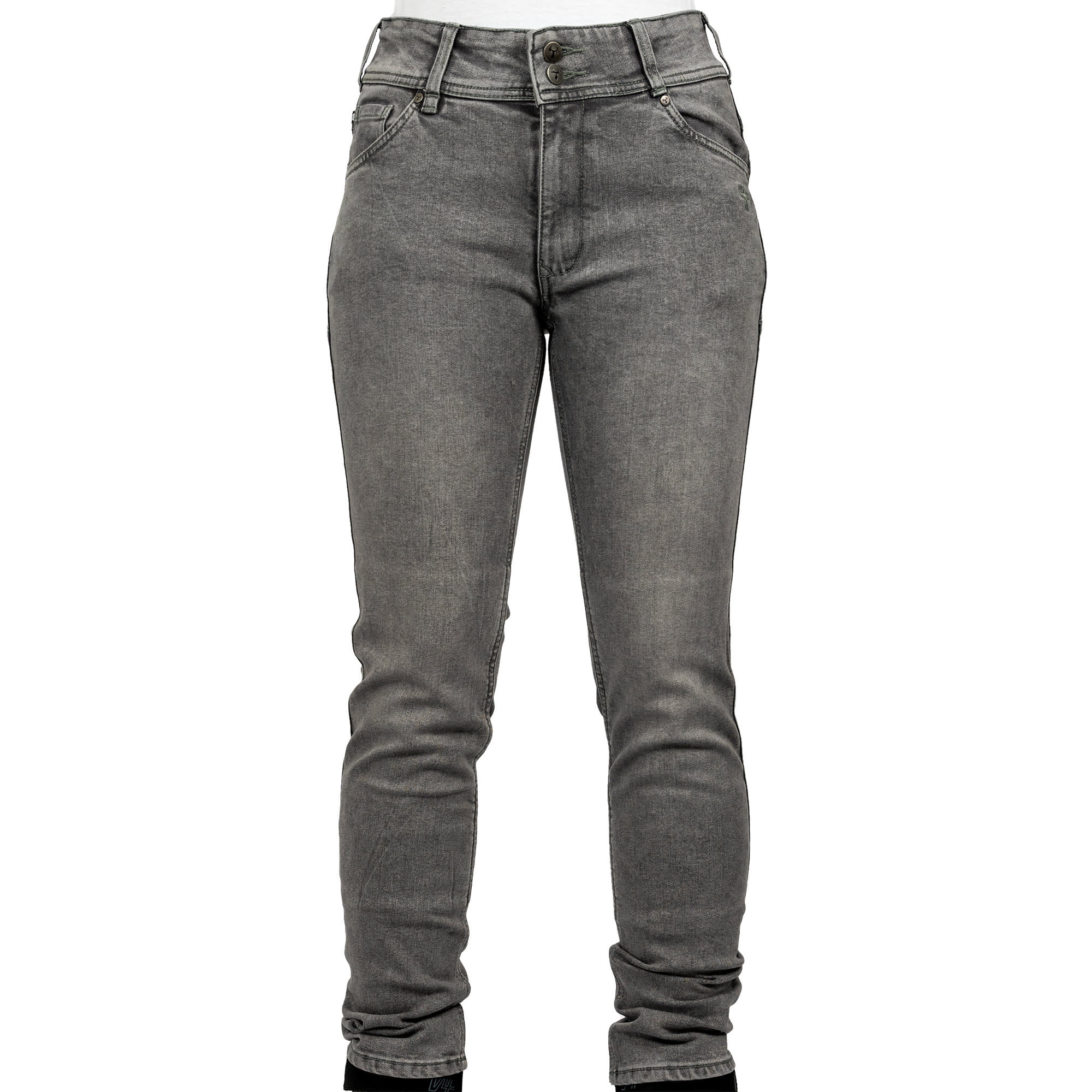 Bull-it Bull-it Ladies Willow Slim Covec Jeans - Grey