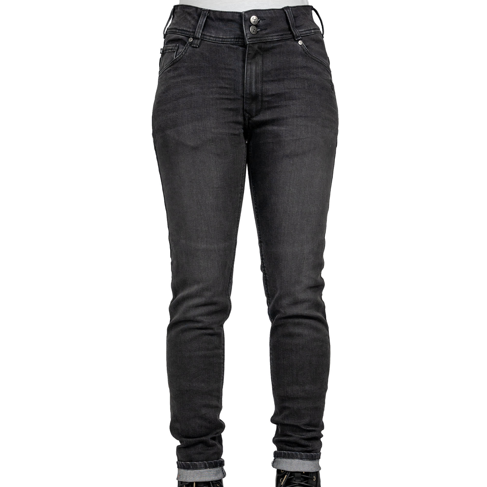 Bull-it Bull-it Ladies Raven Straight Covec Jeans - Black