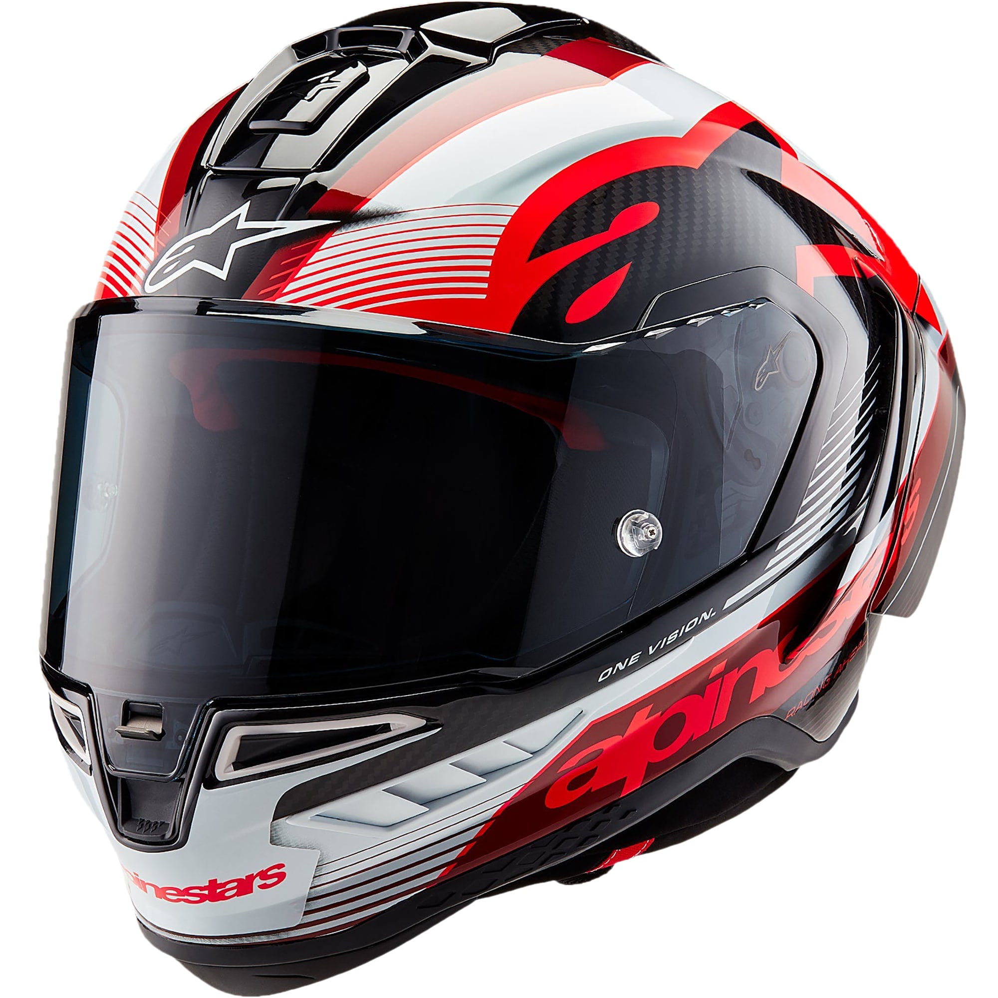 Alpinestars Alpinestars Supertech R10 - Team Gloss Black Carbon / Red / White