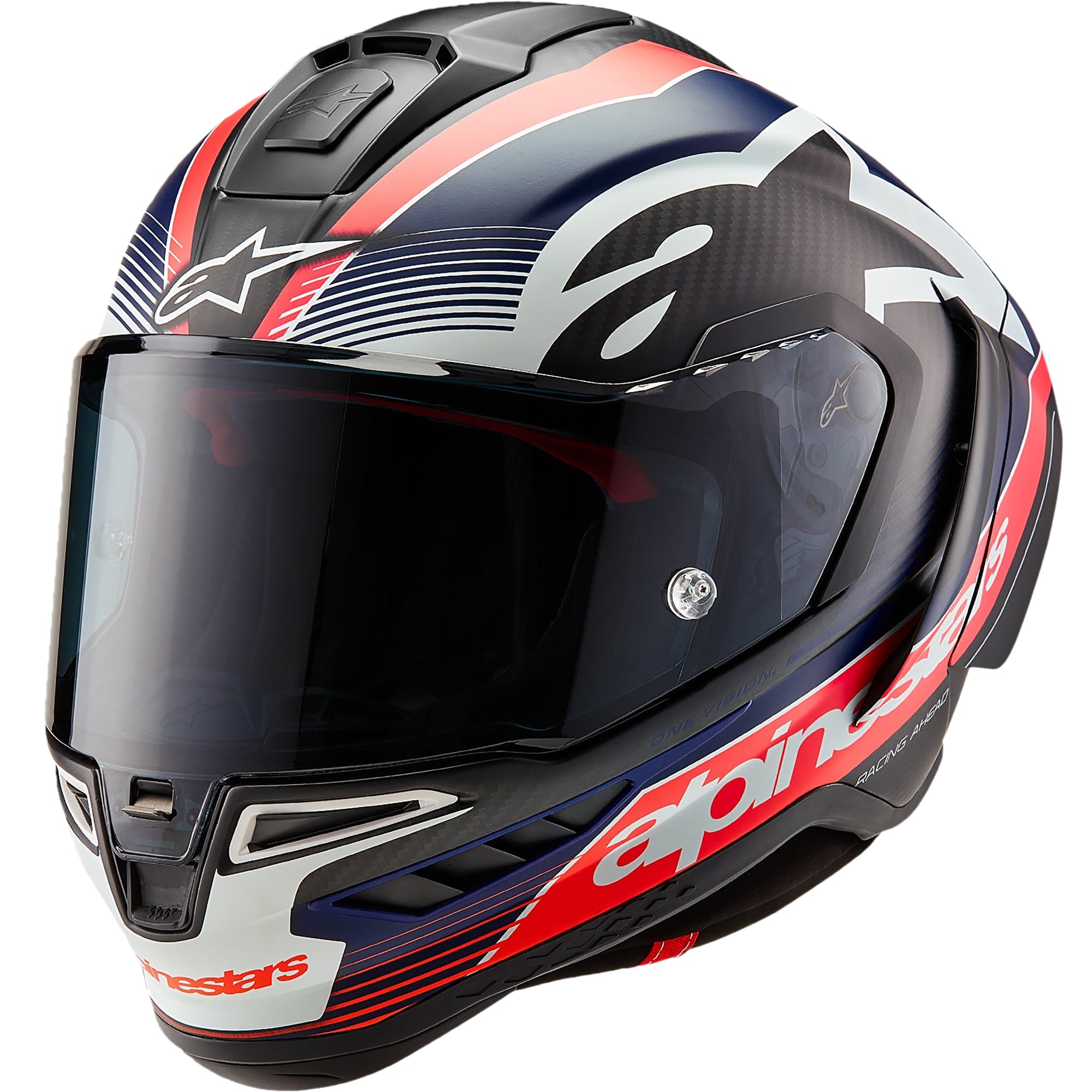 Alpinestars Alpinestars Supertech R10 - Team Black Carbon / Red Fluo / Matt Blue
