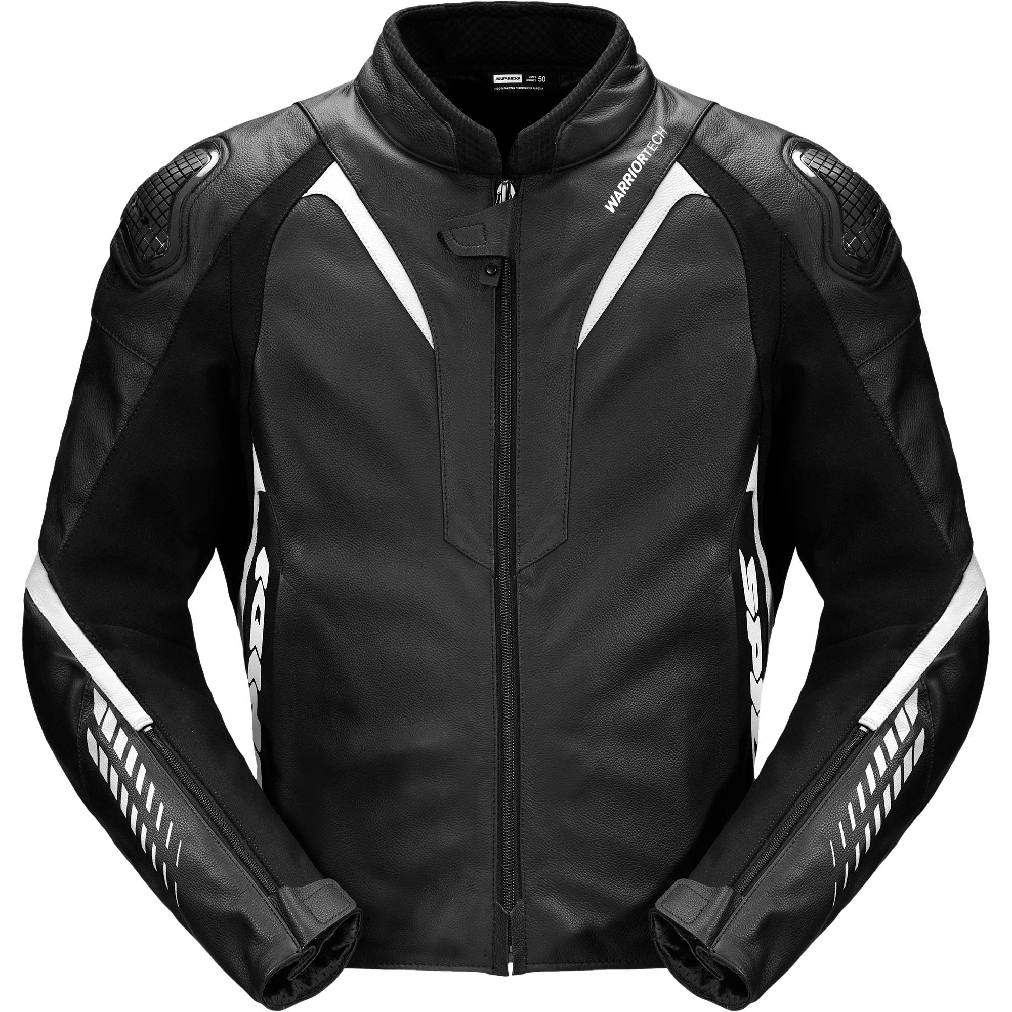 Spidi Spidi NKD-1 Leather Jacket - Black / White