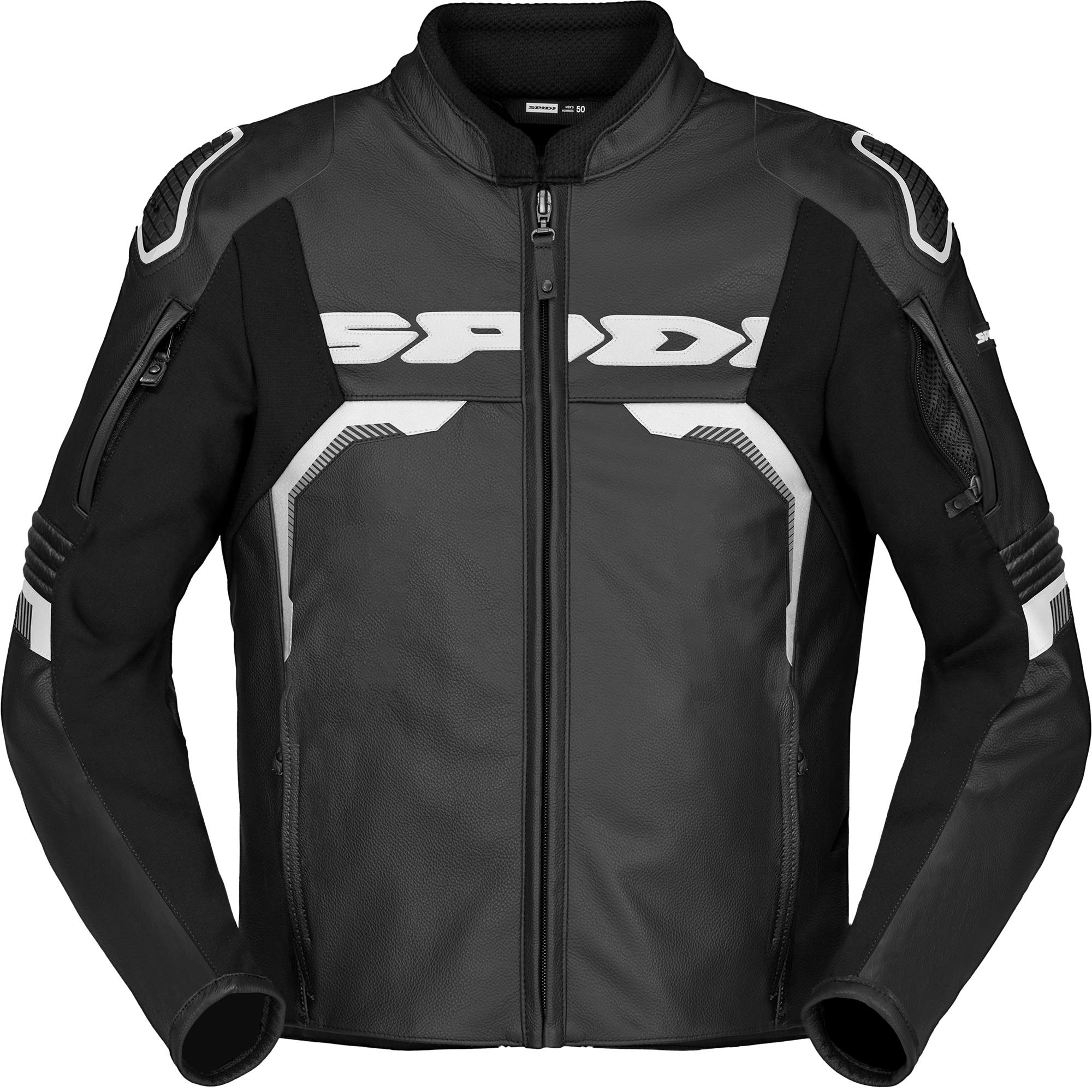 Spidi Spidi Evorider 3 Leather Jacket - Black / White