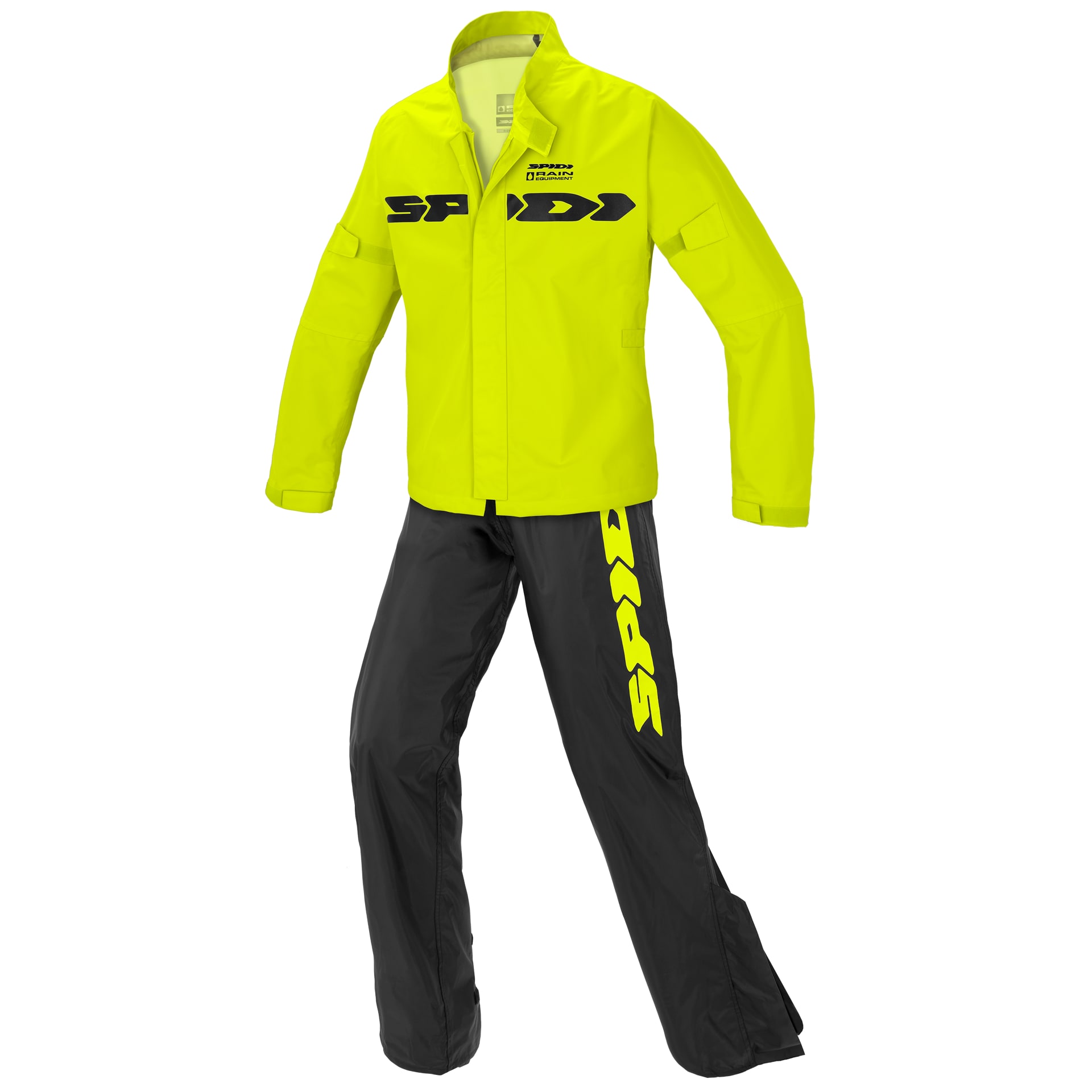 Spidi Spidi 2-Piece Sport Rain Kit - Black / Fluo Yellow