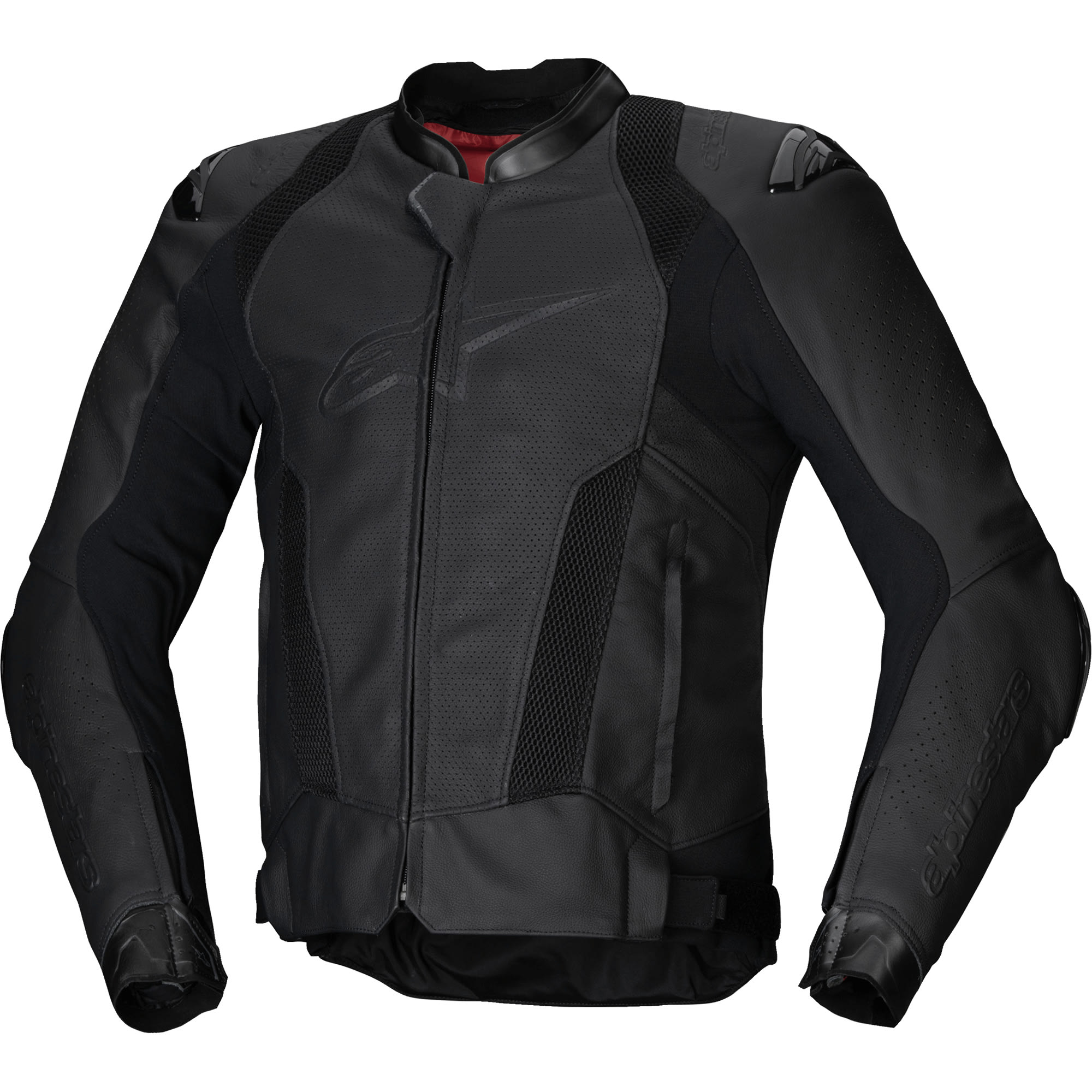 Alpinestars Alpinestars Missile V3 Airflow Leather Jacket - Black / Black