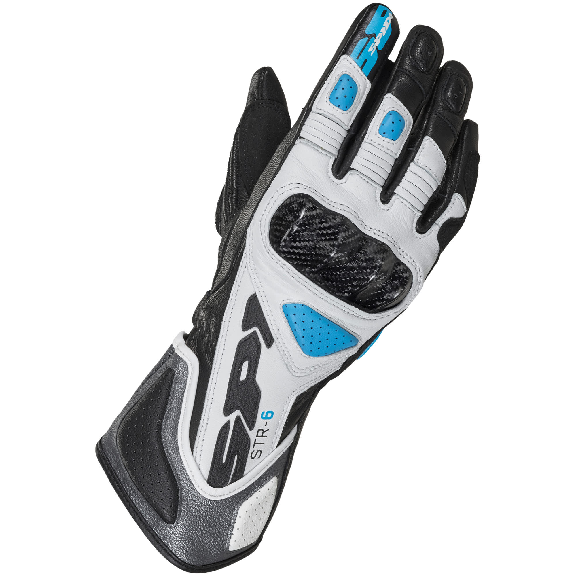 Spidi Spidi Ladies STR-6 Gloves - Grey / White / Provence