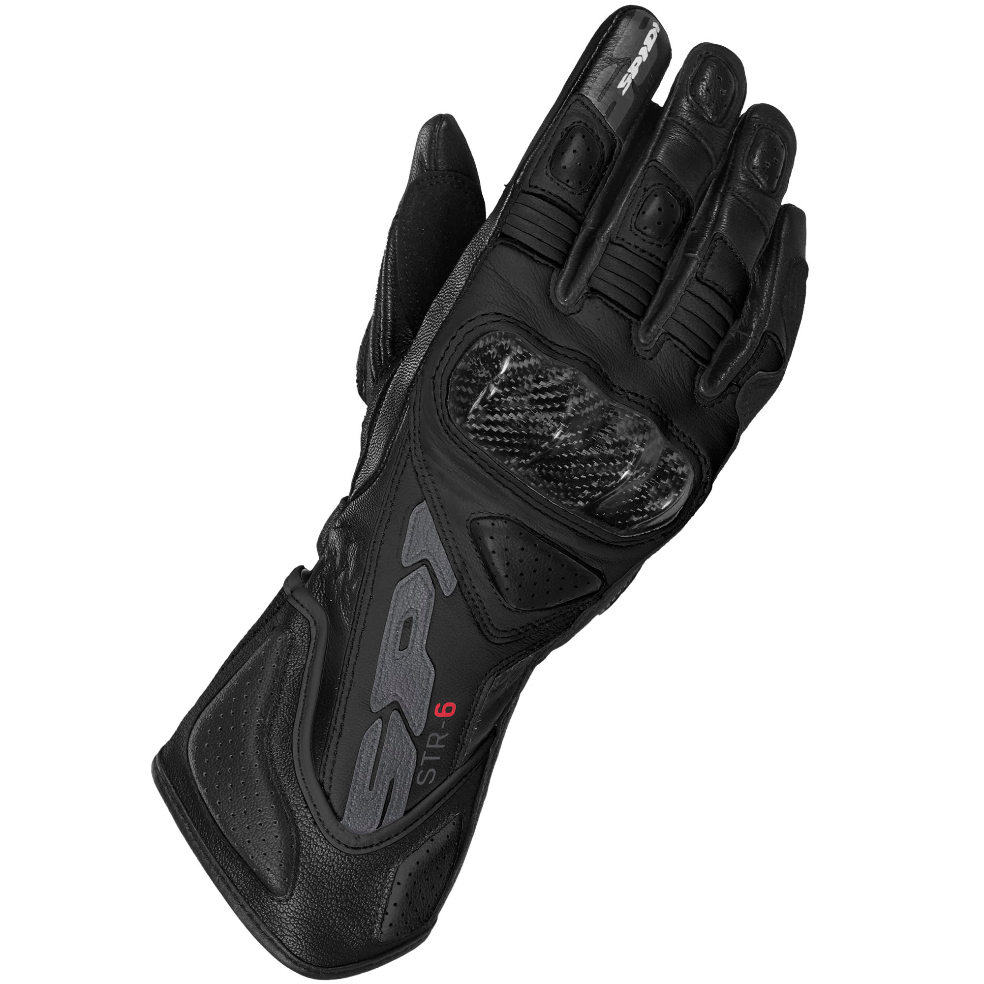 Str. 6 Spidi Ladies STR-6 Gloves - Black - FREE UK DELIVERY