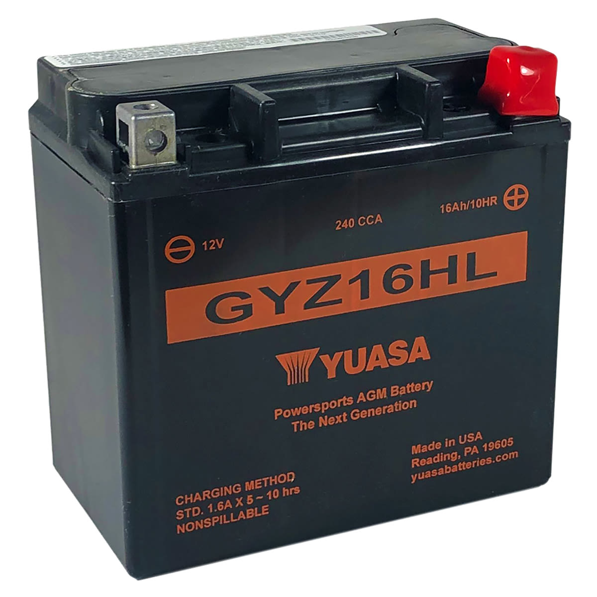 Yuasa Yuasa Motorcycle Battery GYZ16HL - Harley Davidson