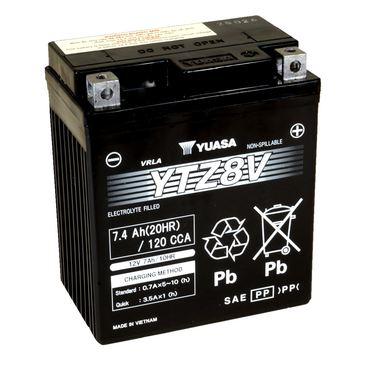 Yuasa Yuasa Motorcycle Battery YTZ8V
