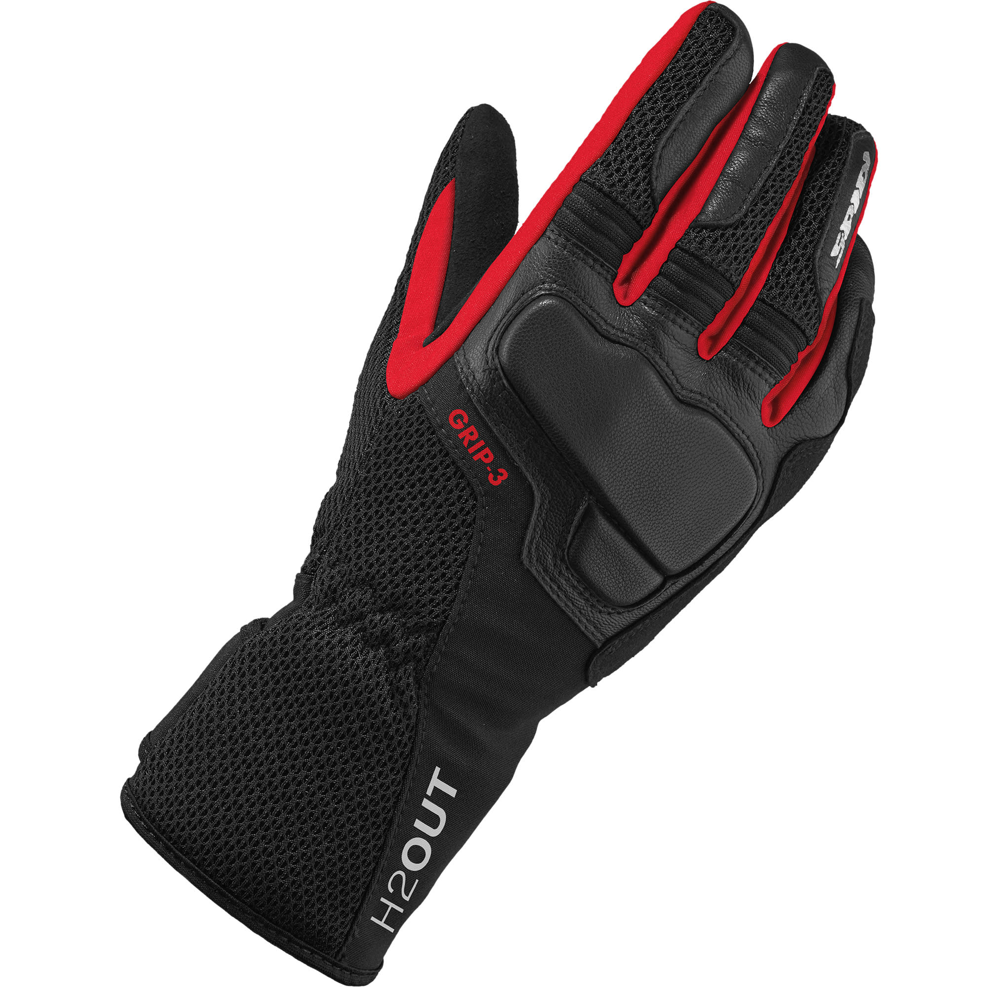 Spidi Spidi Ladies Grip 3 H2Out Gloves - Black / Red