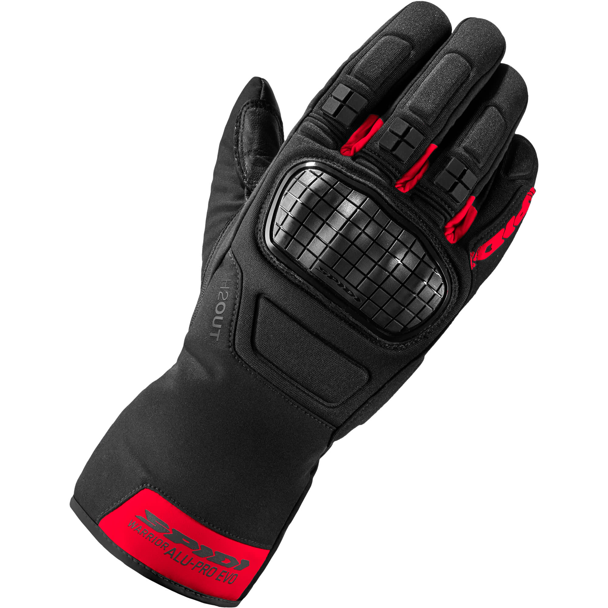 Spidi Spidi Alu-Pro Evo H2Out Gloves - Black / Red