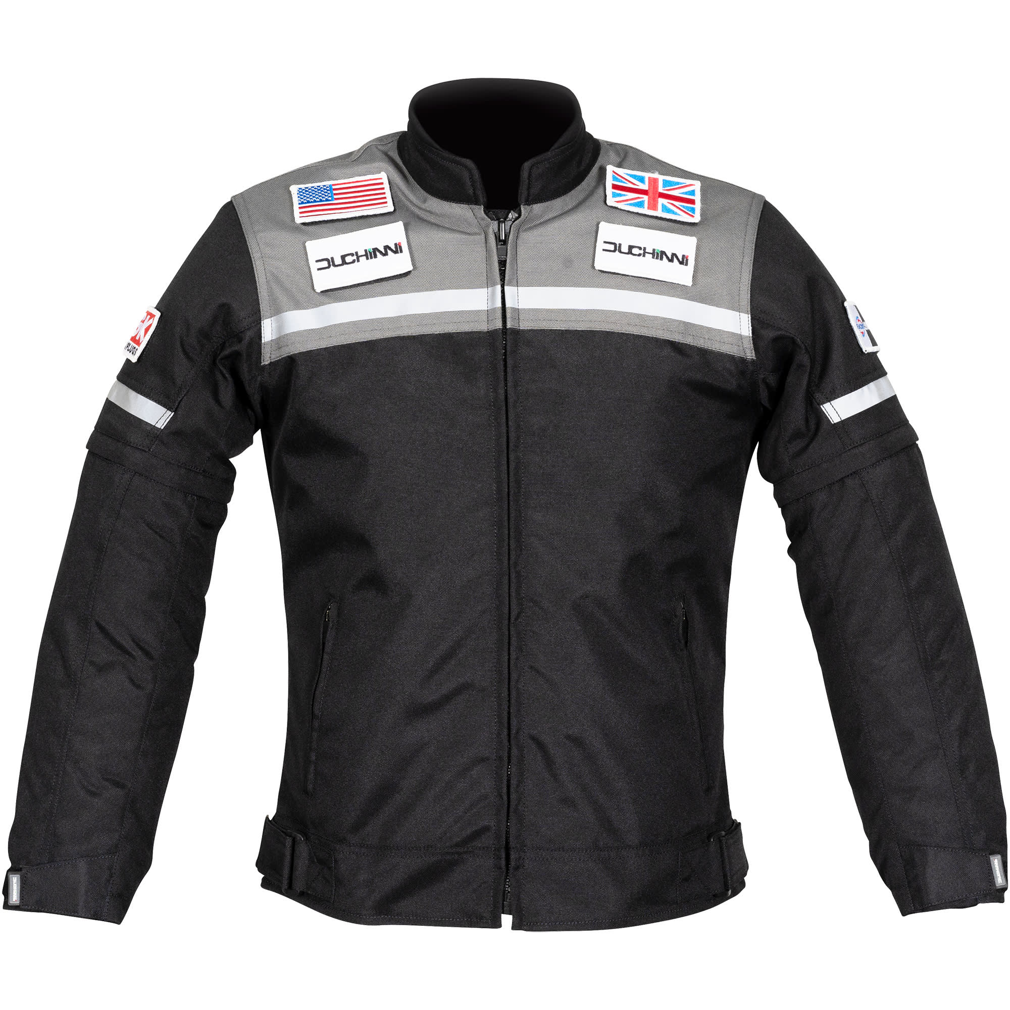 Duchinni Duchinni Kids Grid Textile Jacket - Black / Gun