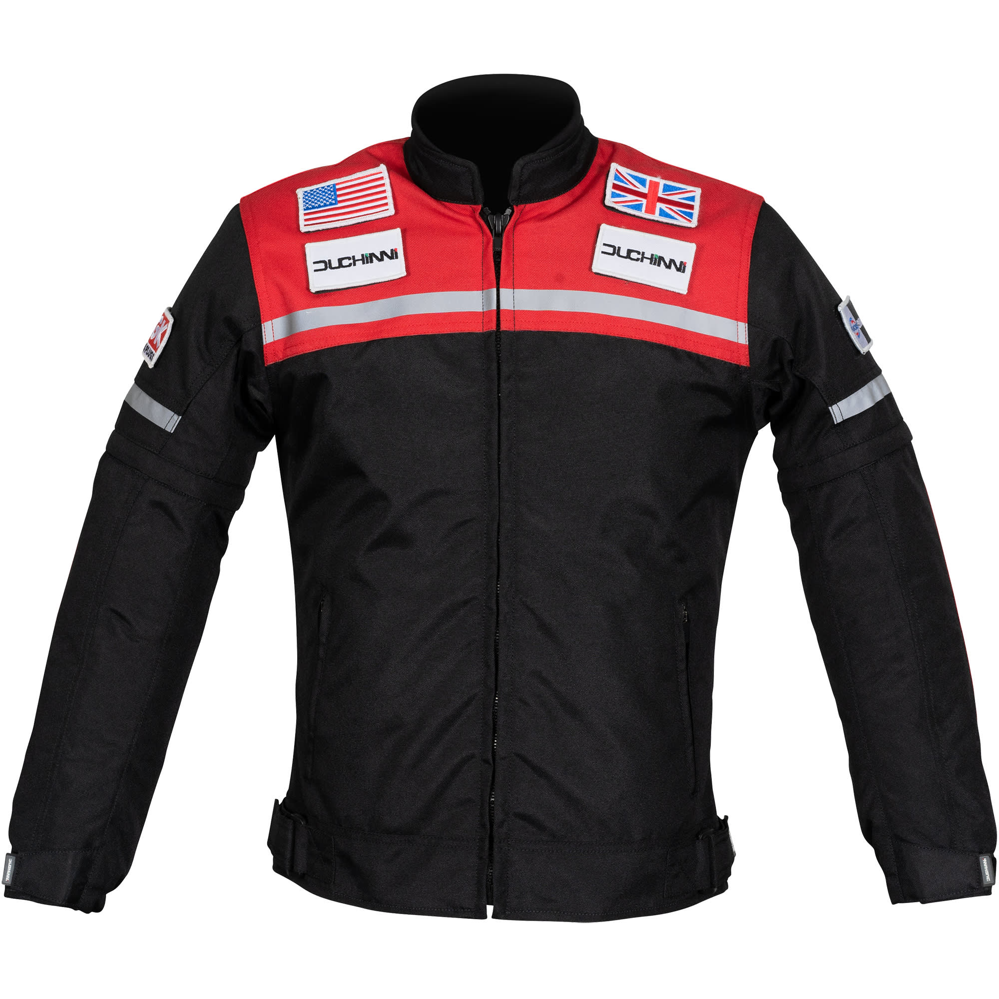 Duchinni Duchinni Kids Grid Textile Jacket - Black / Red