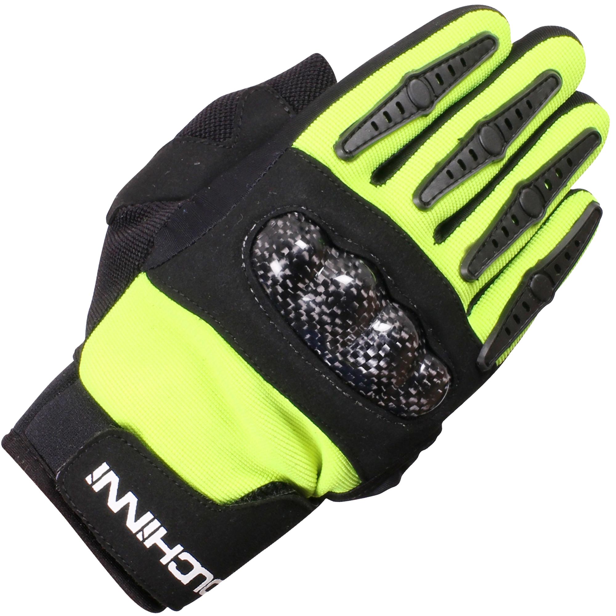 Duchinni Duchinni Kids Jago Gloves - Black / Neon Yellow