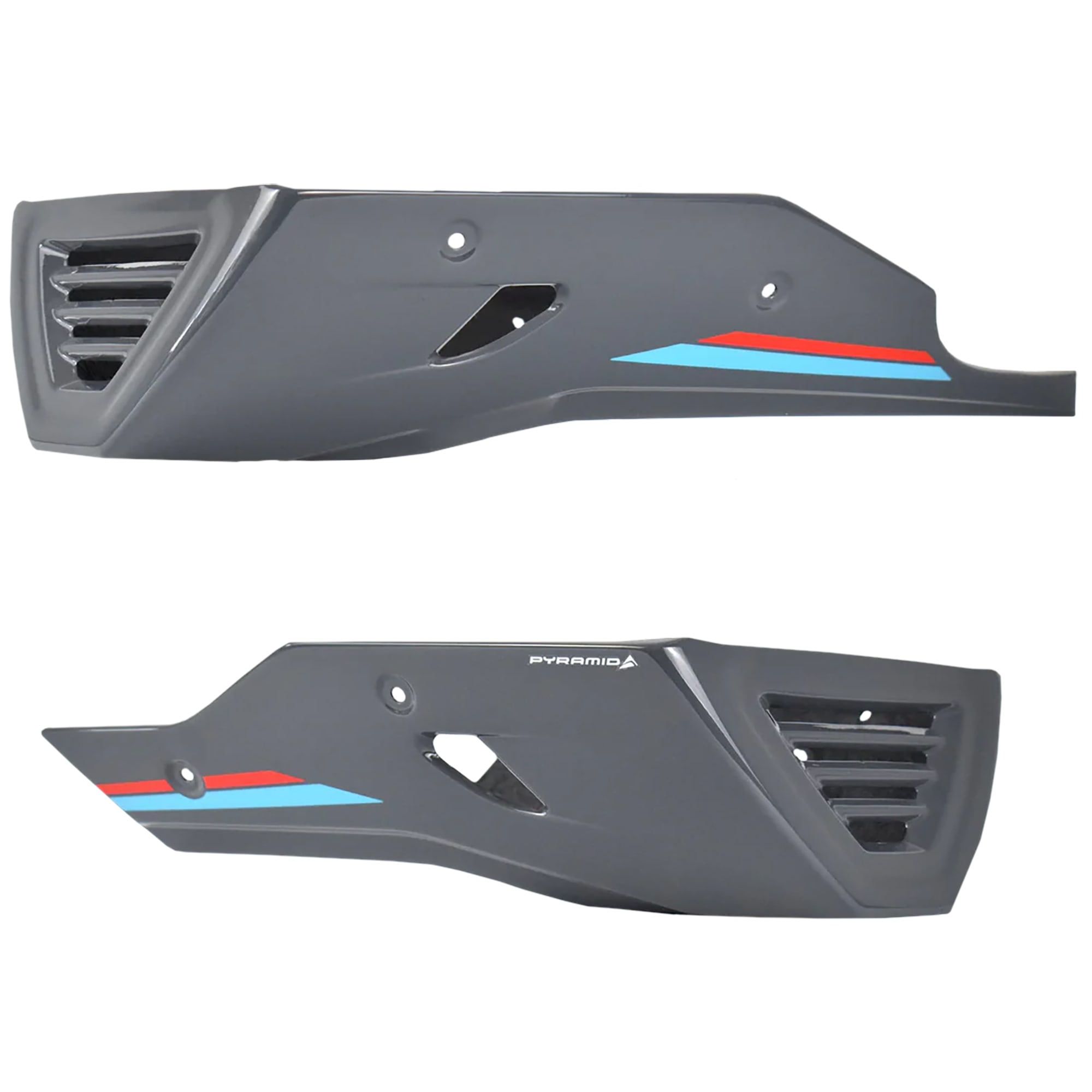 Pyramid Pyramid Belly Pan Cyan Storm Colours - Yamaha MT-10 (22-)
