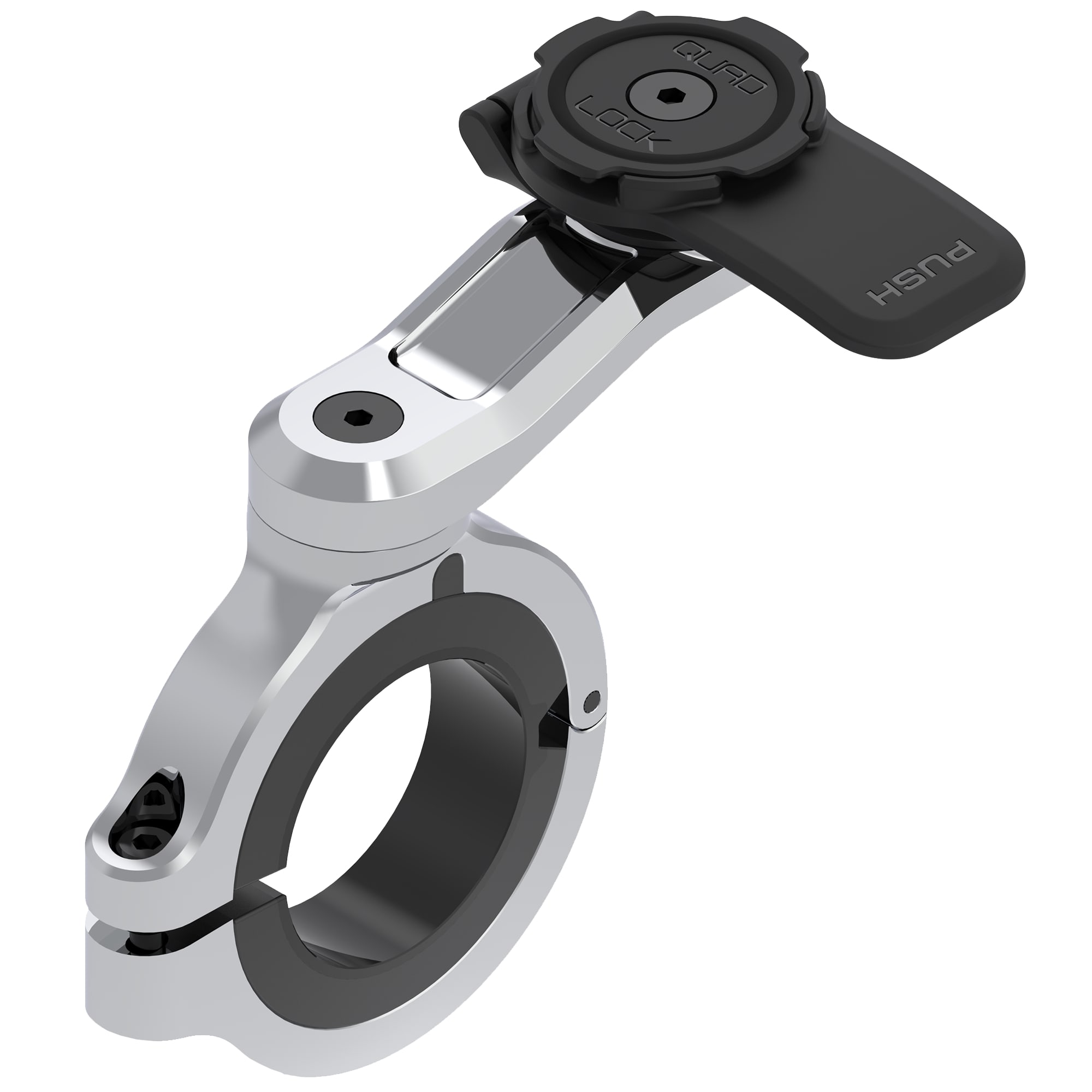 Quad Lock Quad Lock Motorcycle Handlebar Mount Pro - Chrome Large