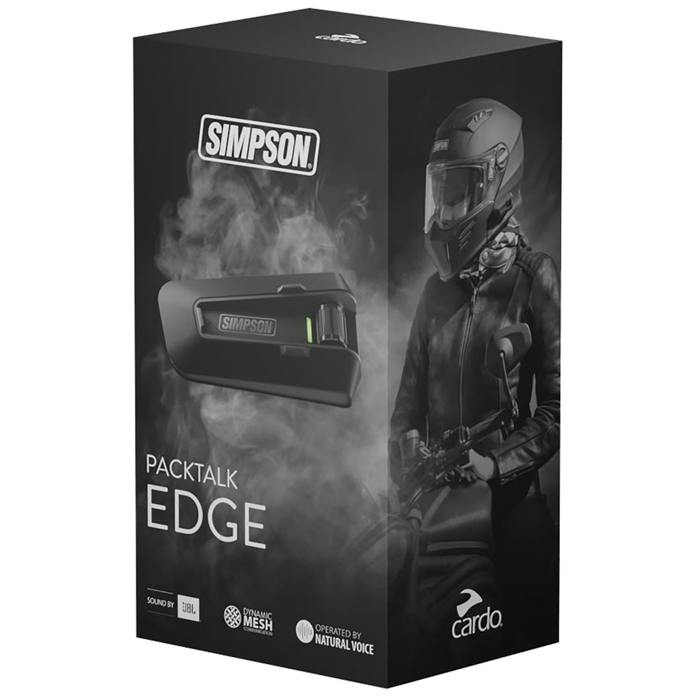 Simpson Simpson Cardo Packtalk Edge Mesh Intercom - Single