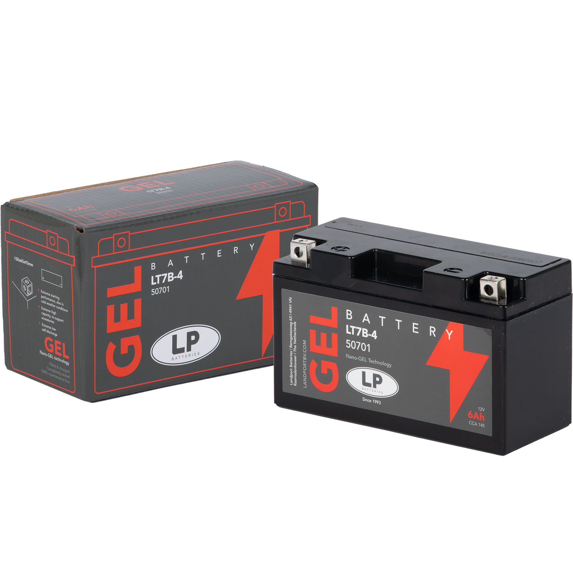 Landport Landport Motorcycle Battery - GT7B-4 50798