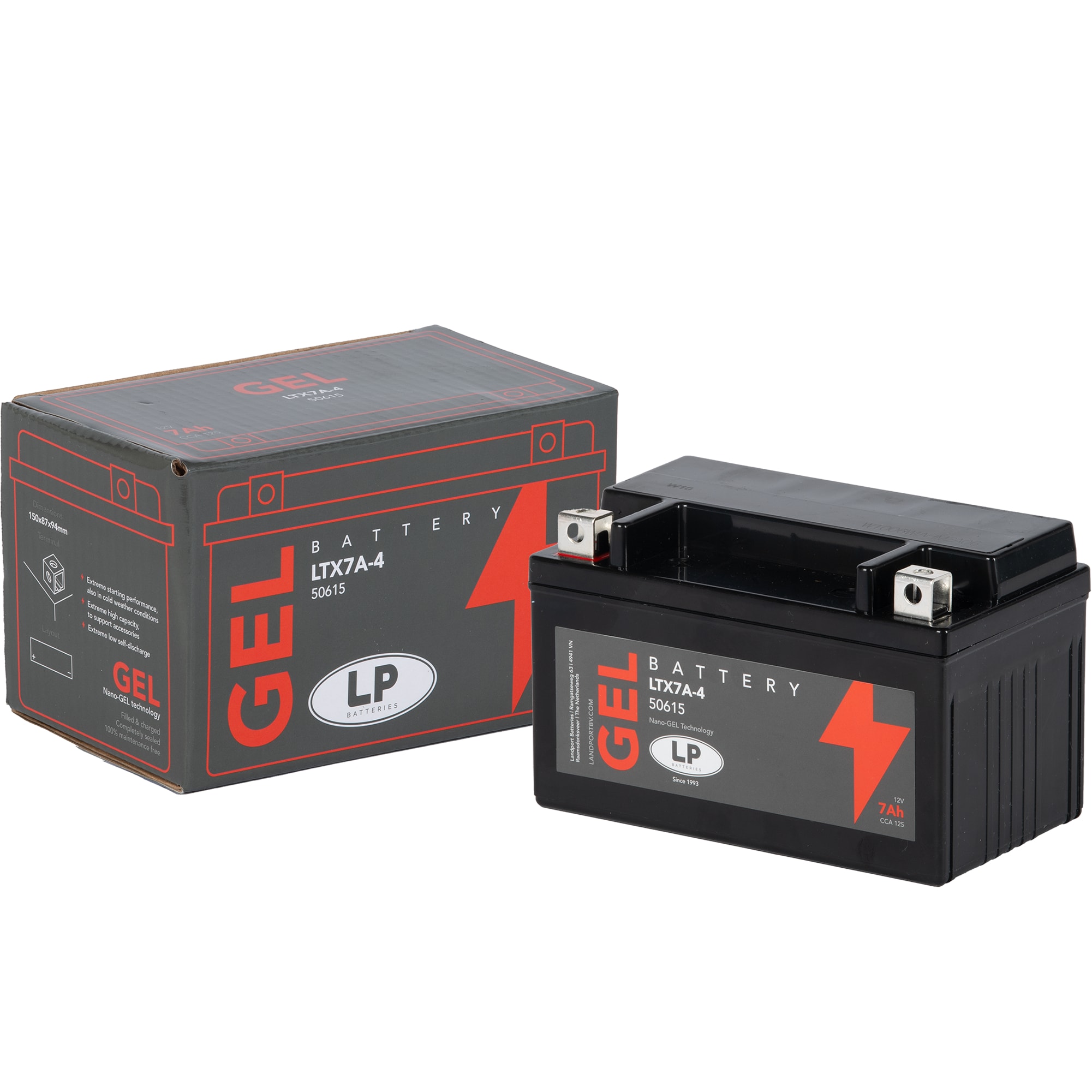 Landport Landport Motorcycle Battery - GTX7A-4 50615