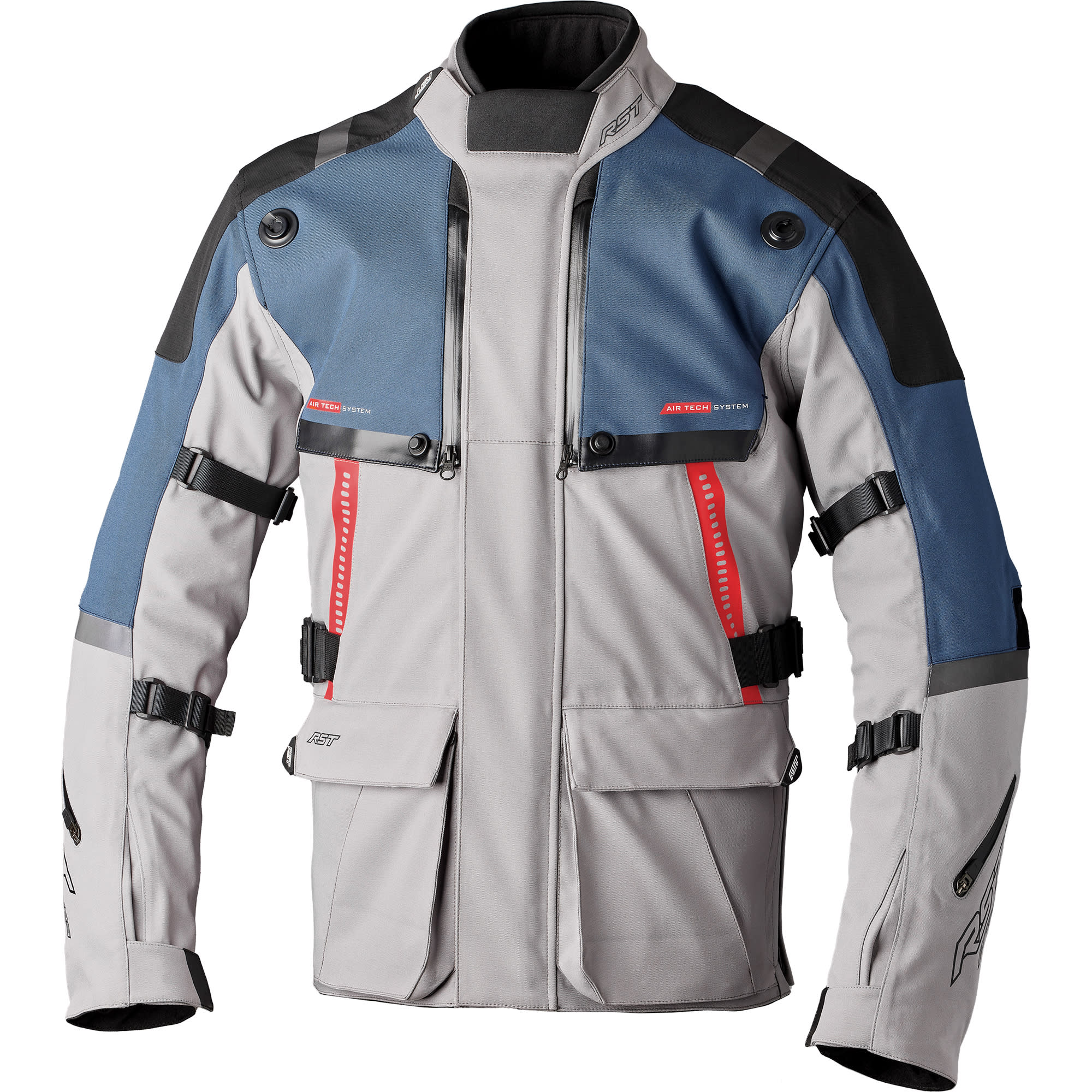 RST RST Pro Series Vulcan Waterproof CE Textile Jacket - Silver / Blue