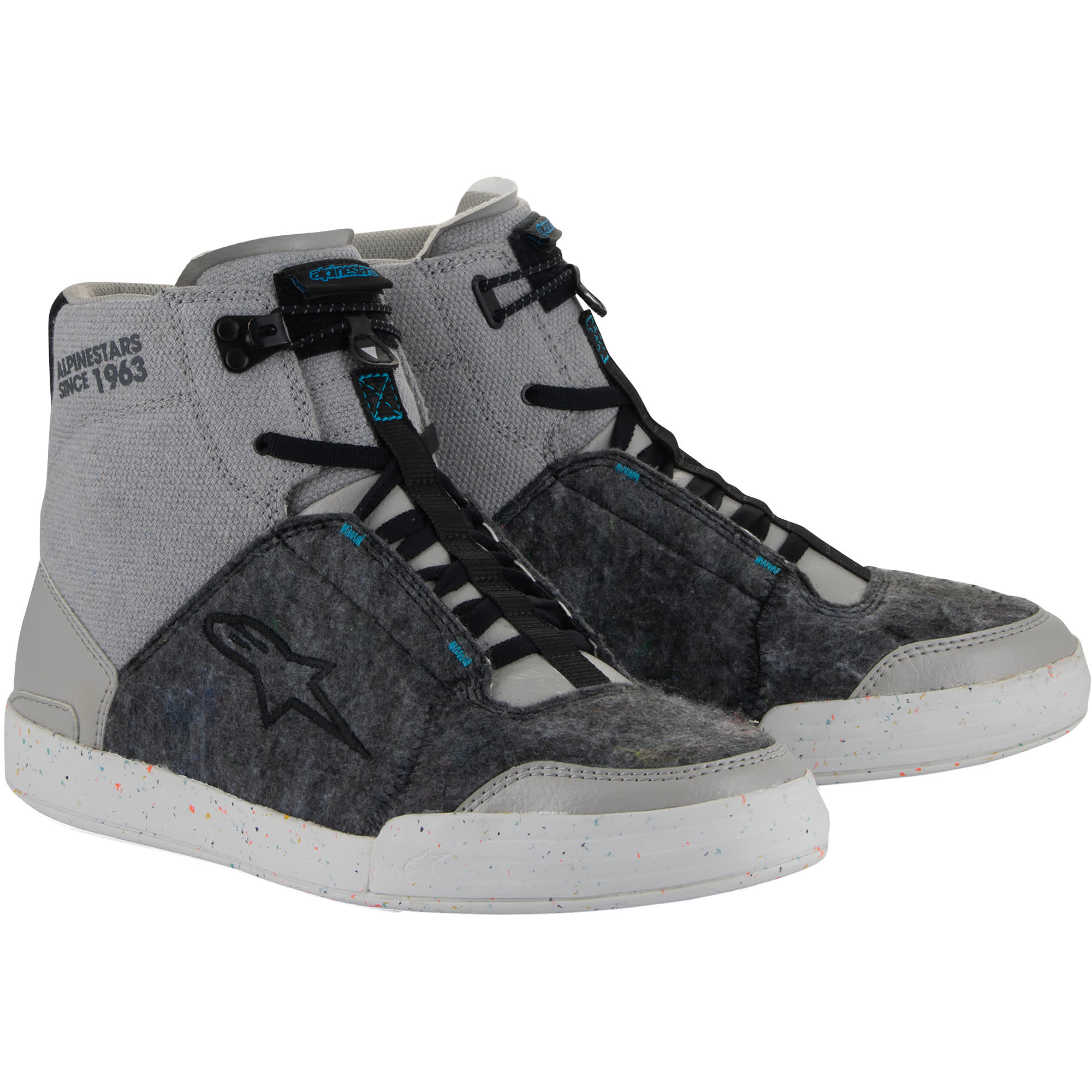Alpinestars Alpinestars Circal Riding Shoes - Grey / Black / Methyl Blue