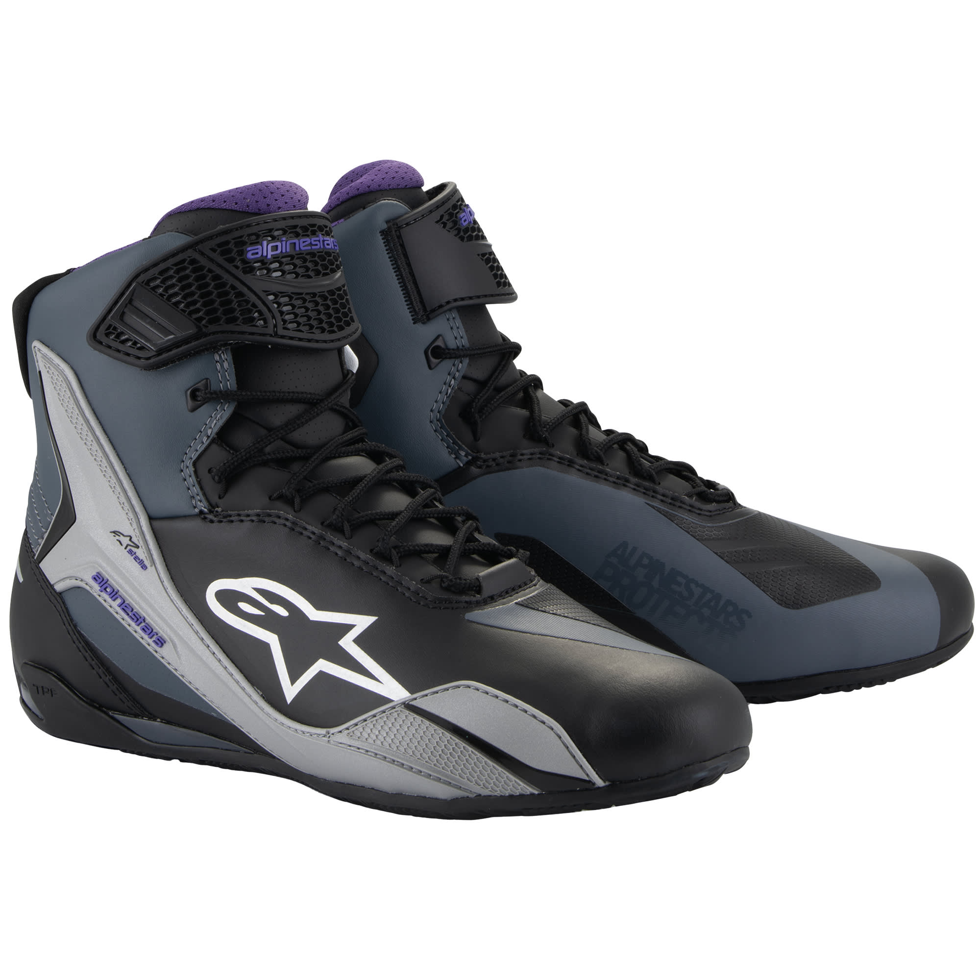 Alpinestars Alpinestars Stella Faster-4 Shoes - Black / Grey / Violet