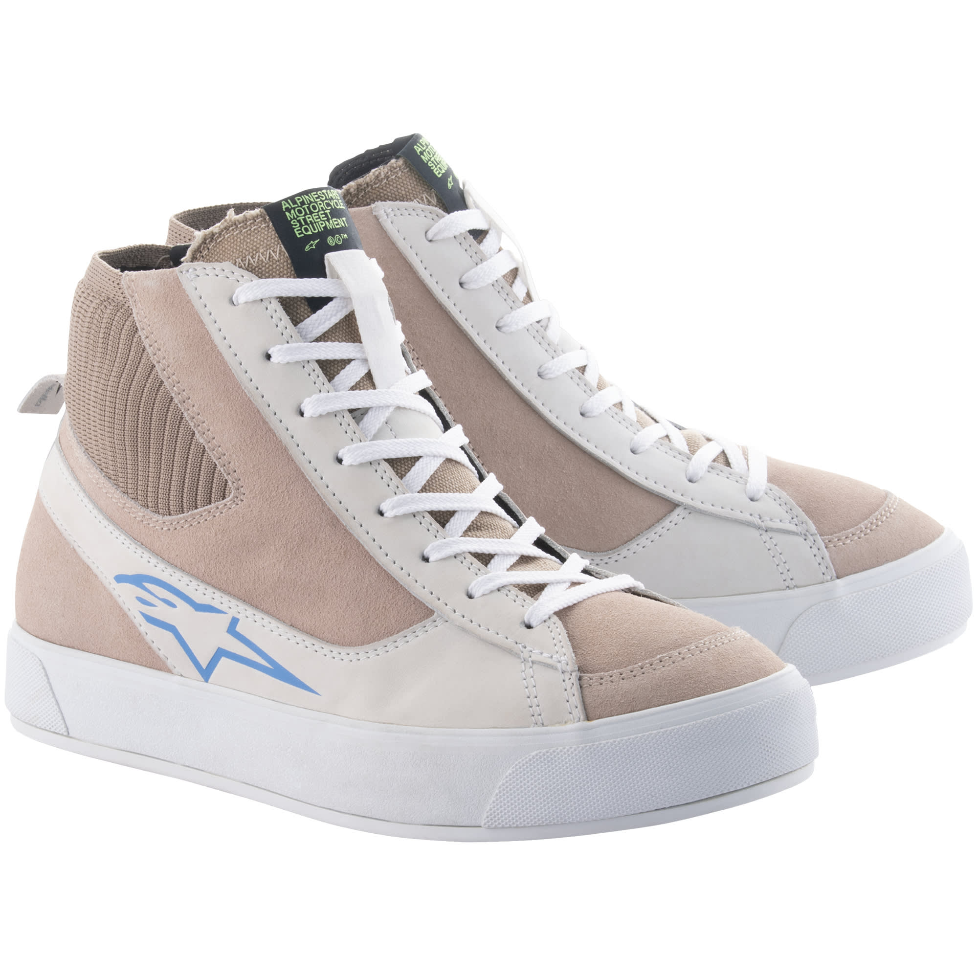 Alpinestars Alpinestars Stella Stated Podium Riding Shoes - White / Light Grey