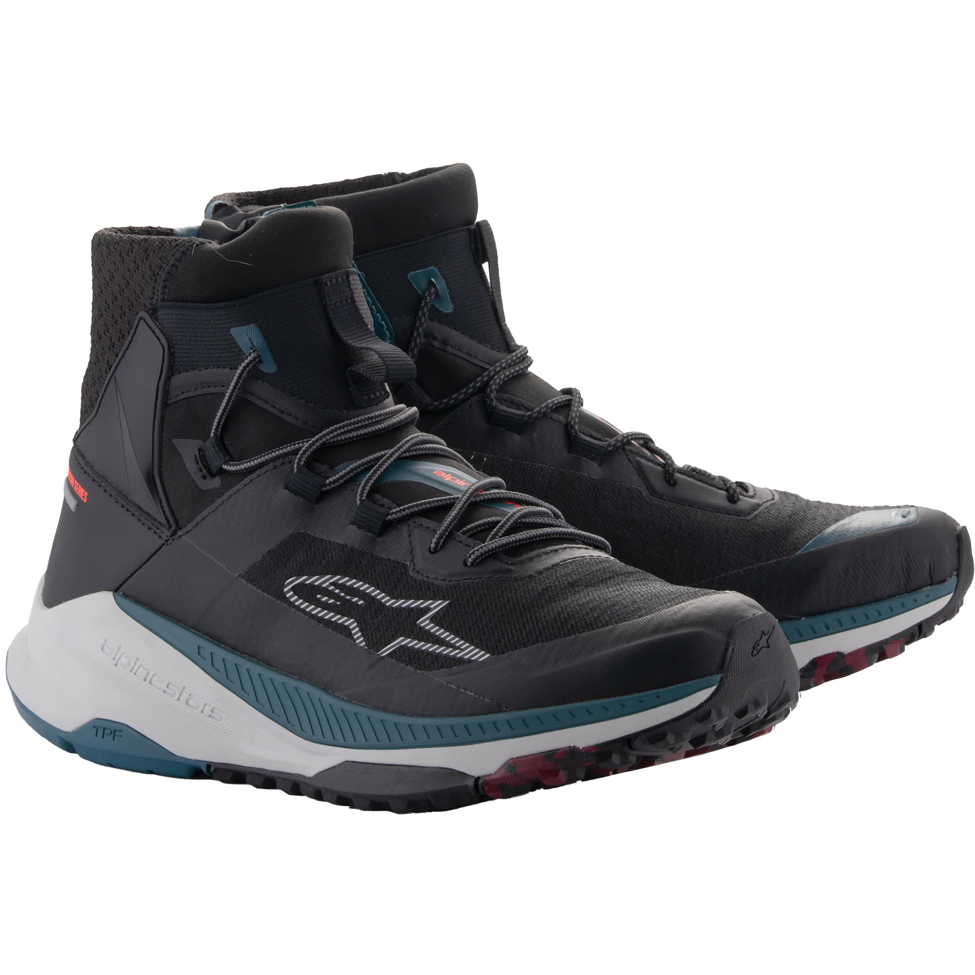 Alpinestars Alpinestars Speedforce XR Shoes - Black / Petrol / Green / Grey