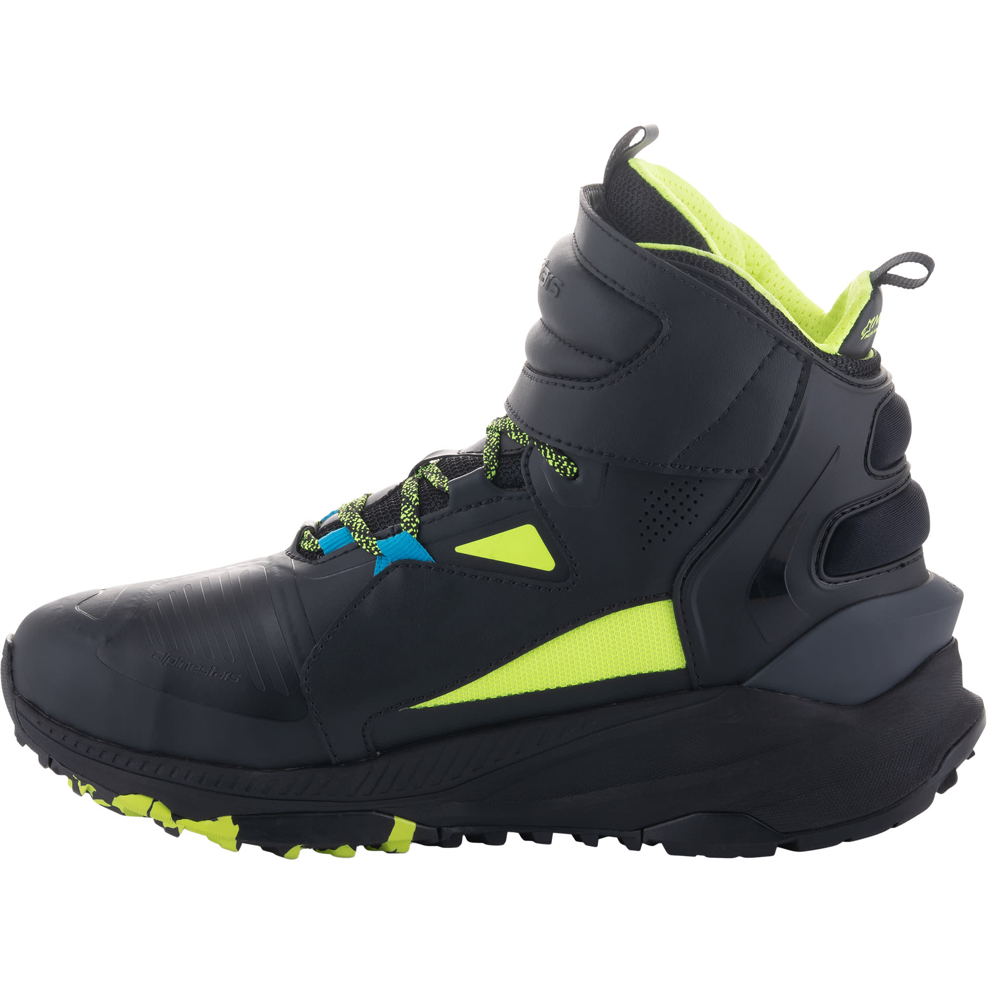 Alpinestars Alpinestars Speedstreet Shoes - Black / Lime / Blue Ocean