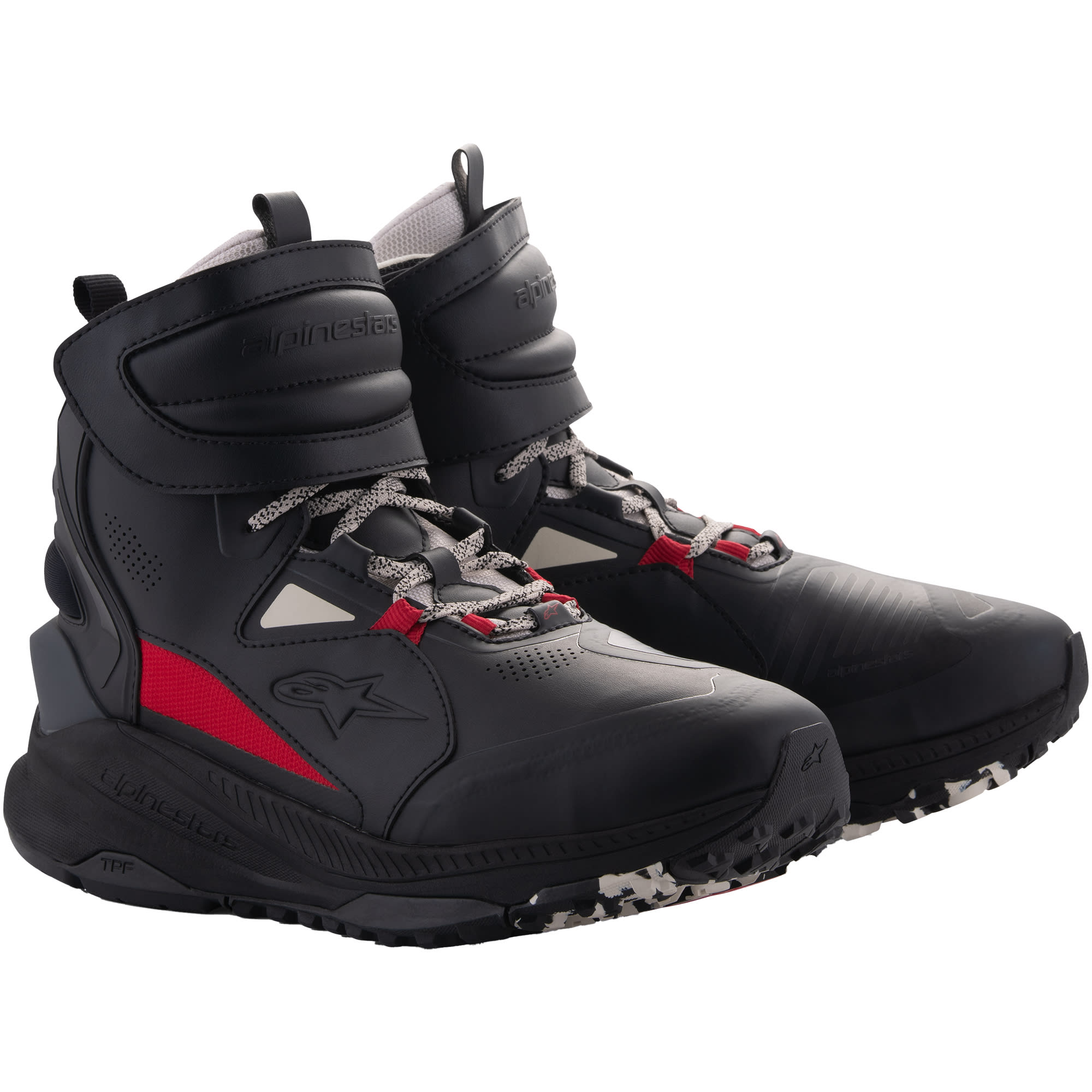 Alpinestars Alpinestars Speedstreet Shoes - Black / Ecru / Bright Red