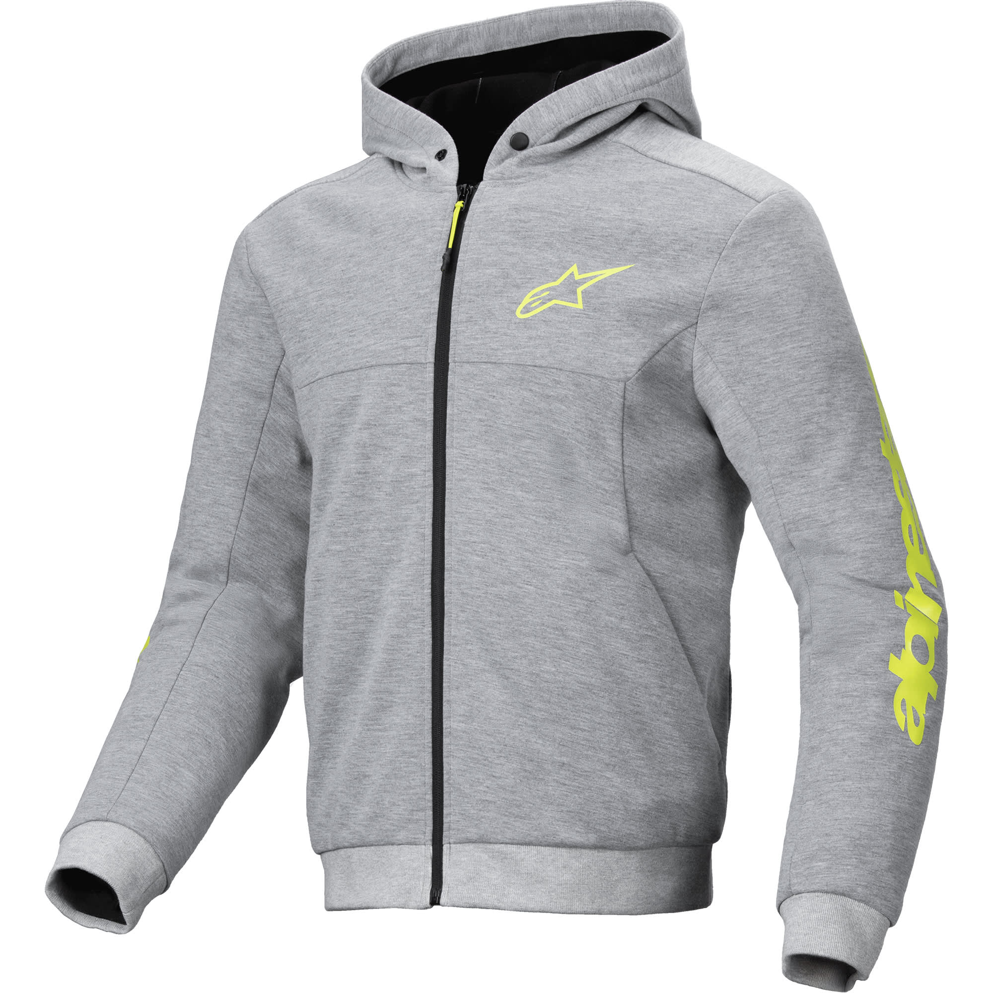Alpinestars Alpinestars Chrome V2 Sport Hoodie - Grey Heather / Fluo Yellow