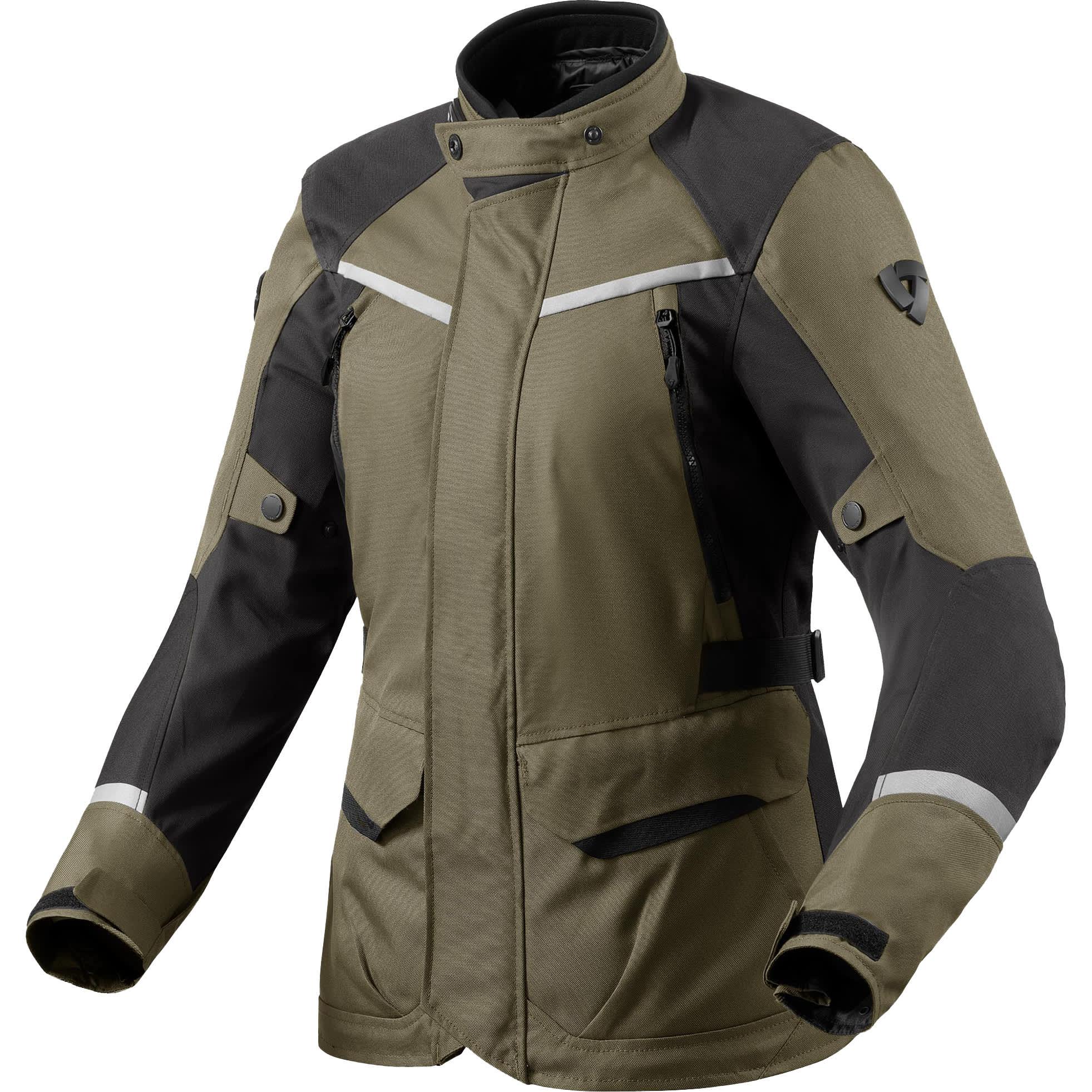 Rev'it Rev'it Ladies Voltiac 3 H2O Textile Jacket - Green / Anthracite