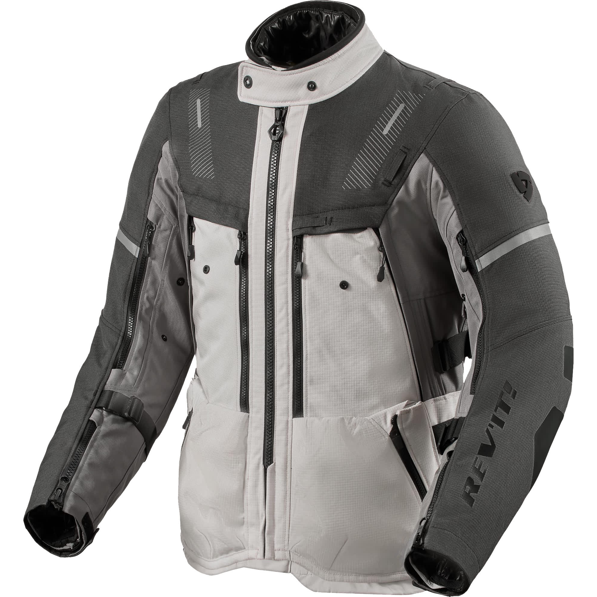 Rev'it Rev'it Sand 5 H2O Textile Jacket - Silver / Anthracite