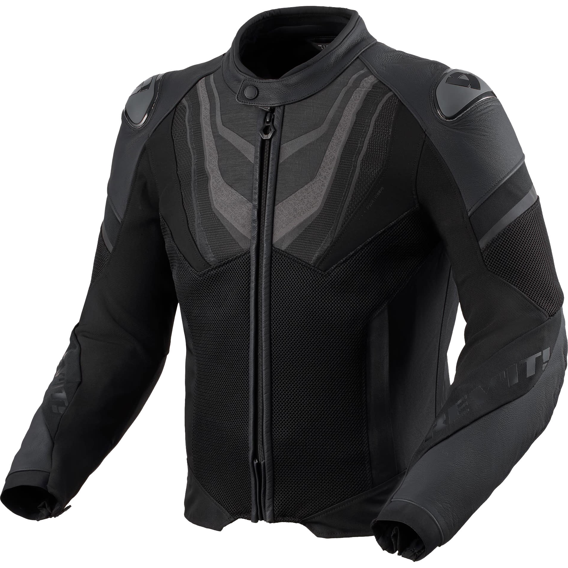 Rev'it Rev'it Mantis 3 H2O Leather Jacket - Black