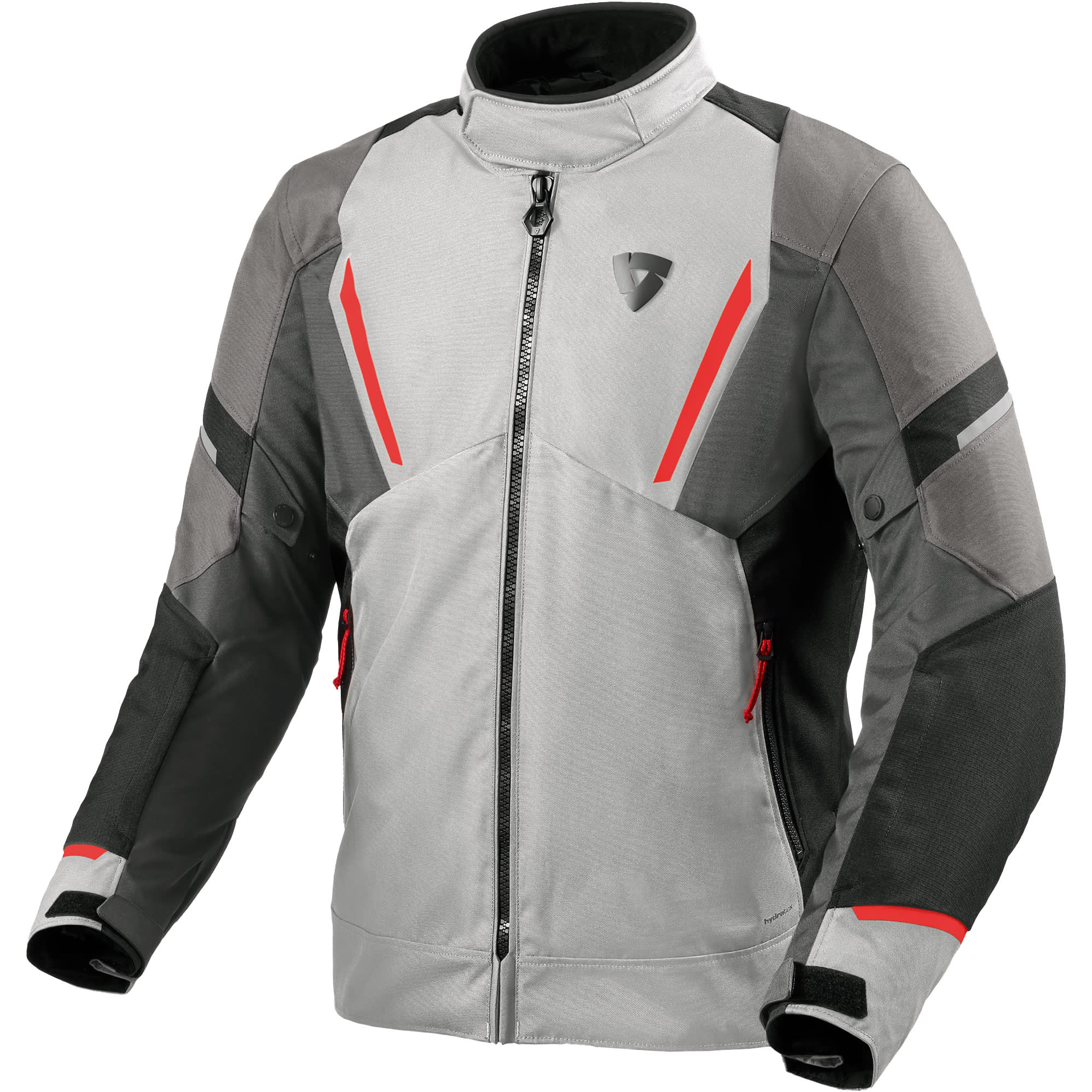 Rev'it Rev'it Undulate H2O Textile Jacket - Silver / Grey