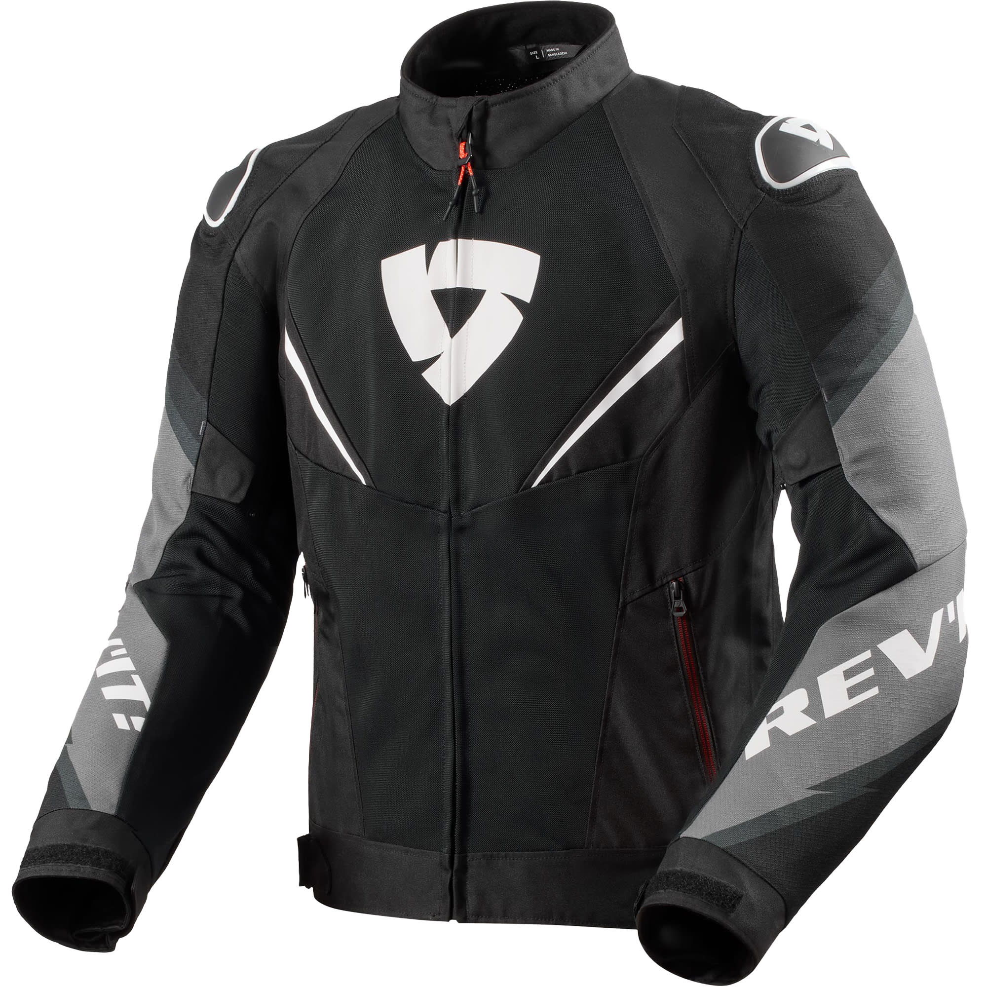 Rev'it Rev'it Quantum 3 Air Textile Jacket - Black / White
