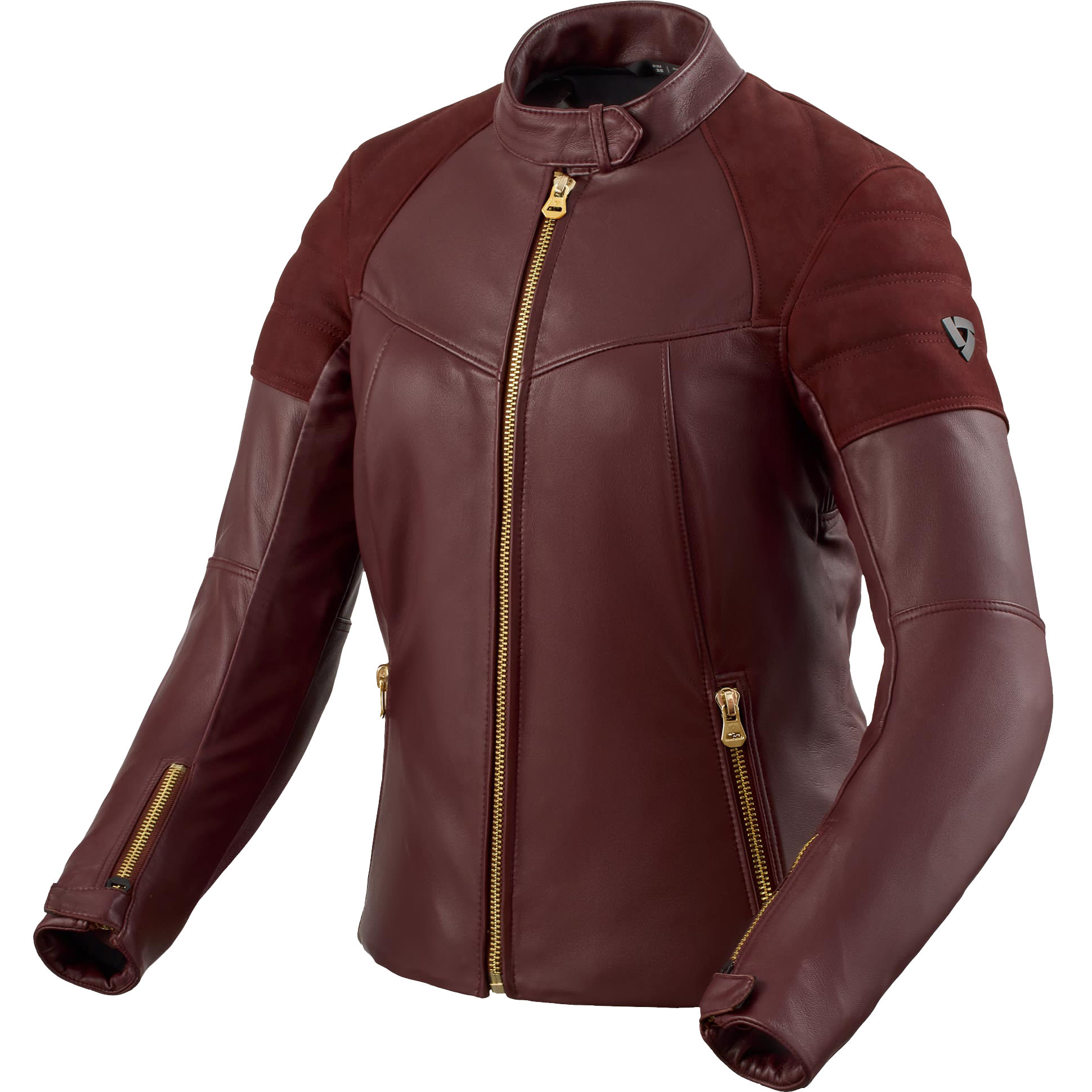 Rev'it Rev'it Ladies London Leather Jacket - Aubergine