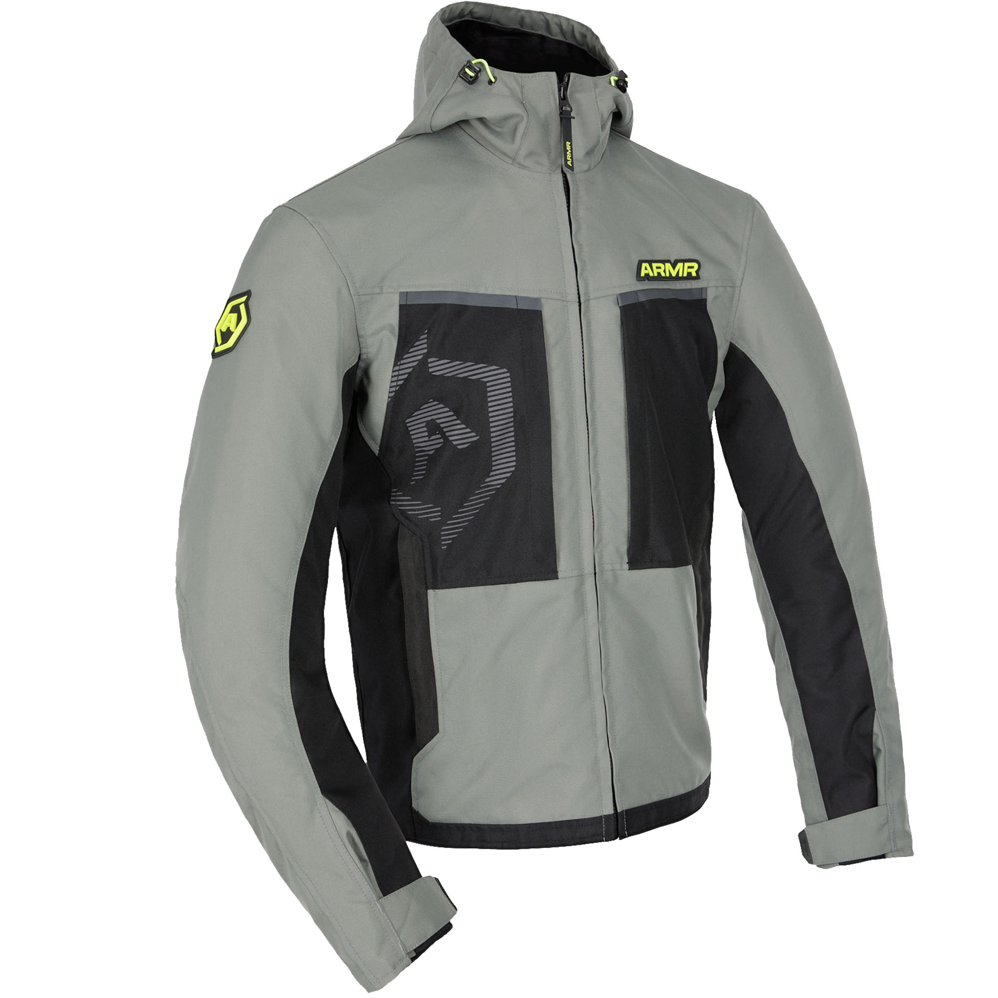 ARMR ARMR Suko 1.0 Waterproof Jacket - Green / Fluo Yellow