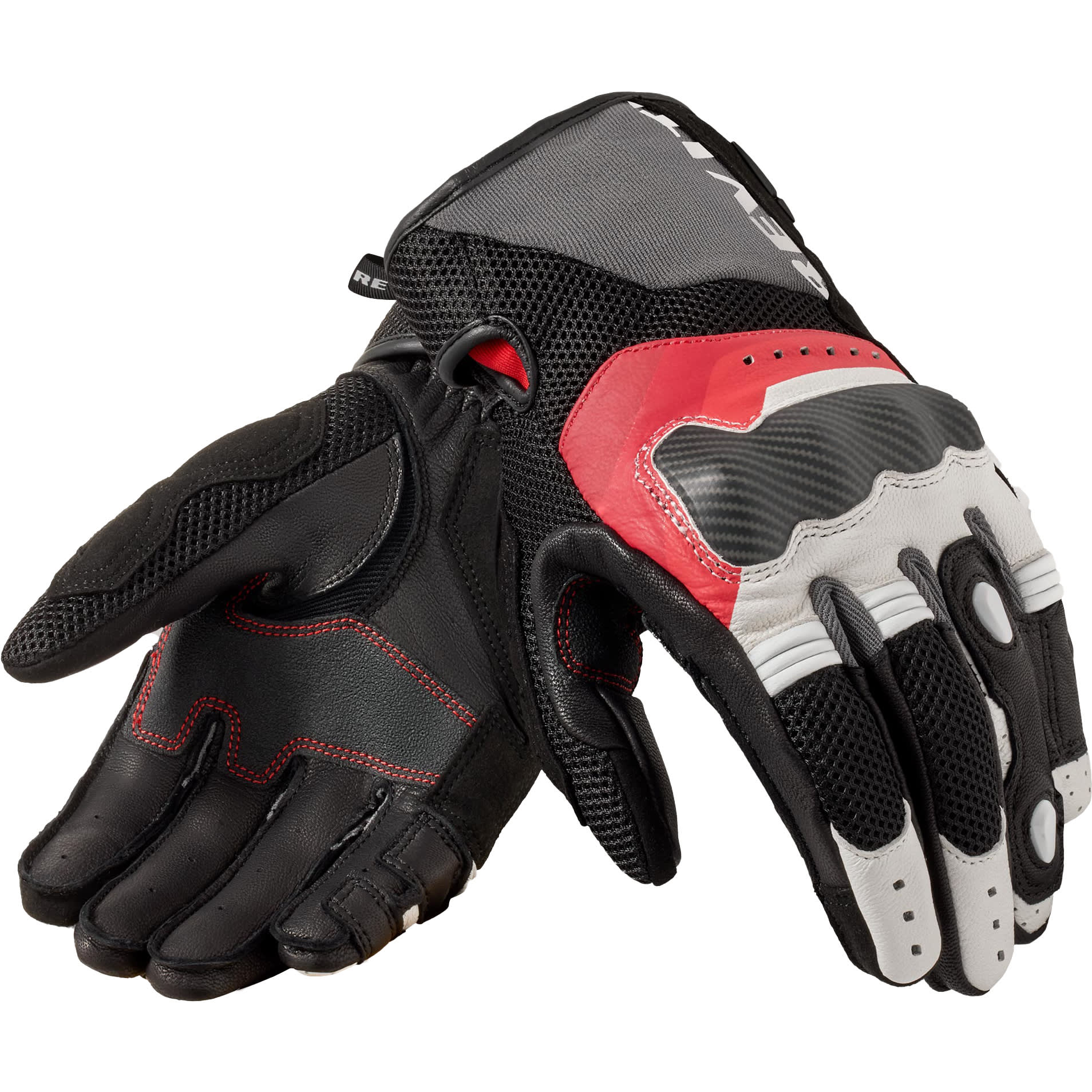 Rev'it Rev'it Blaze Leather Gloves - White / Red