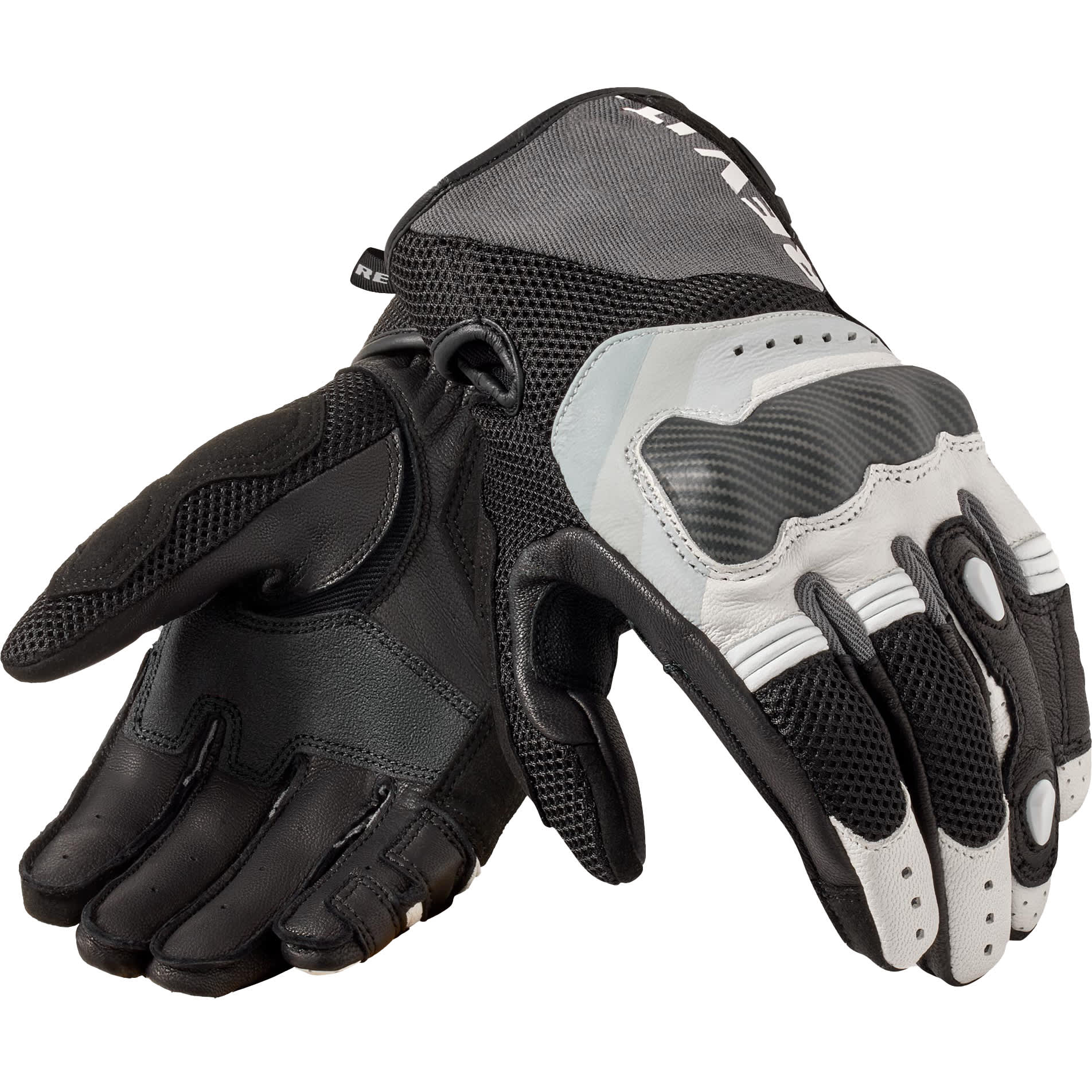 Rev'it Rev'it Blaze Leather Gloves - Grey / White
