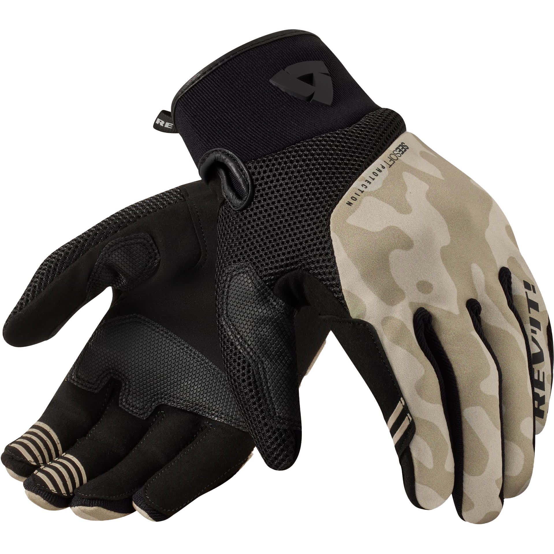 Rev'it Rev'it Surge Textile Gloves - Sand / Black