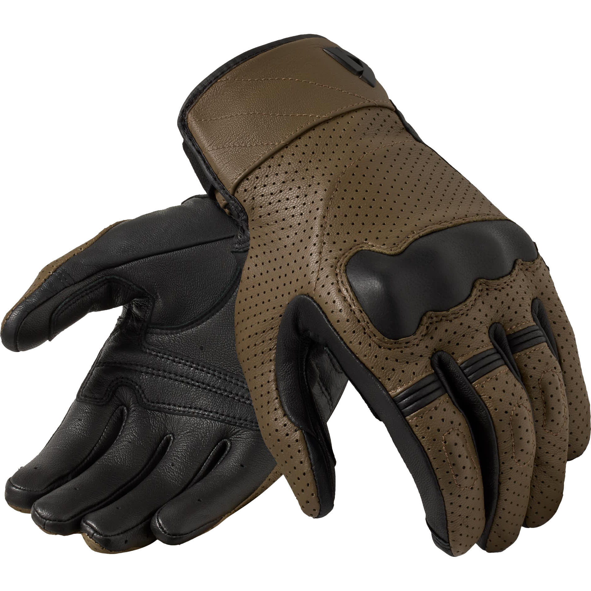 Rev'it Rev'it New Heights Leather Gloves - Brown / Black