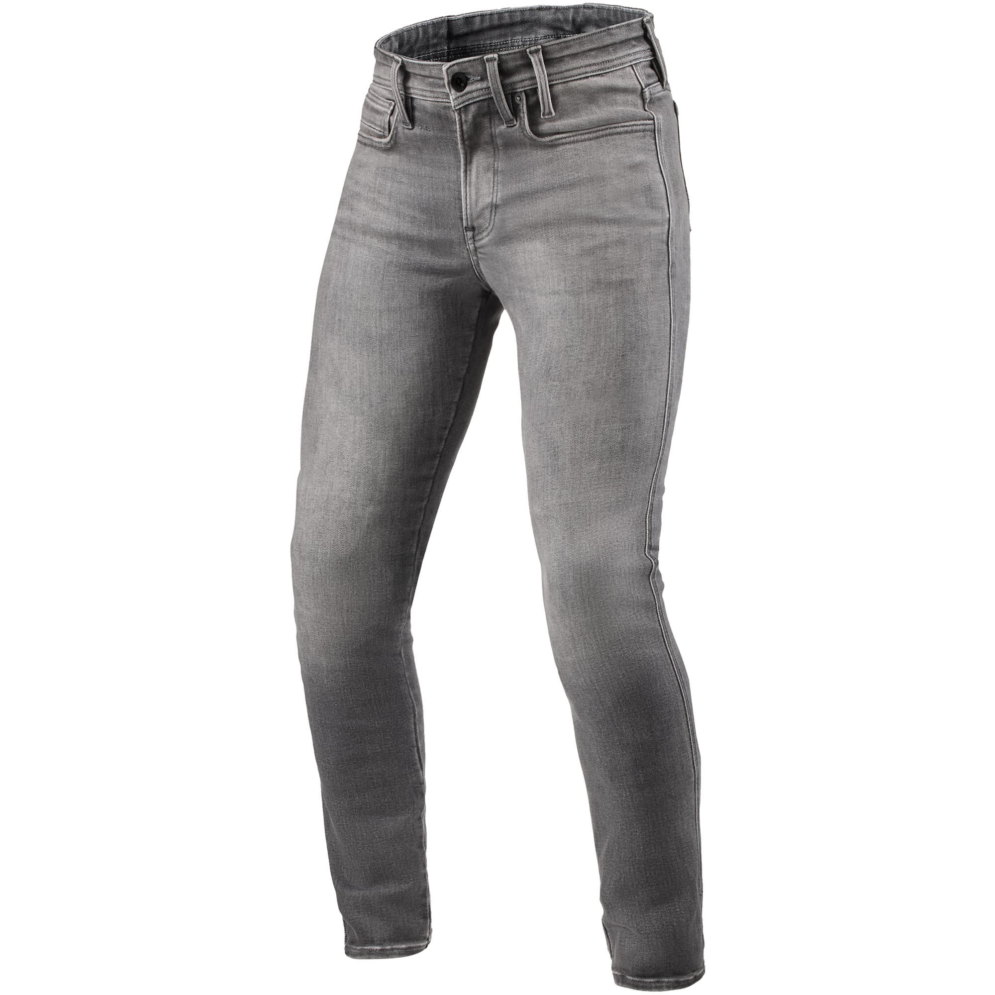 Rev'it Rev'it Piston 3 Skinny Denim Jeans - Medium Grey Used
