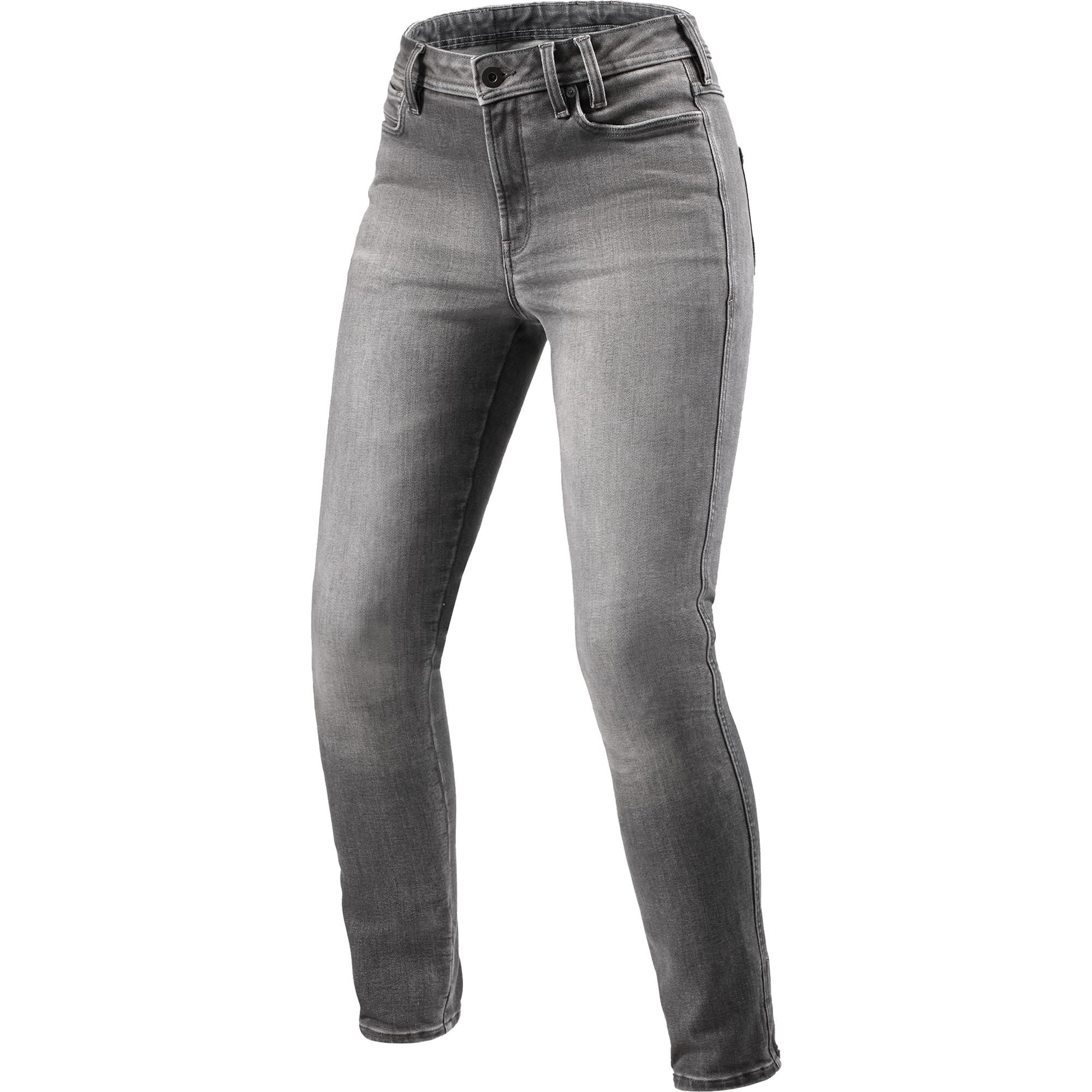 Rev'it Rev'it Ladies Shelby 3 Skinny Denim Jeans - Medium Grey Used