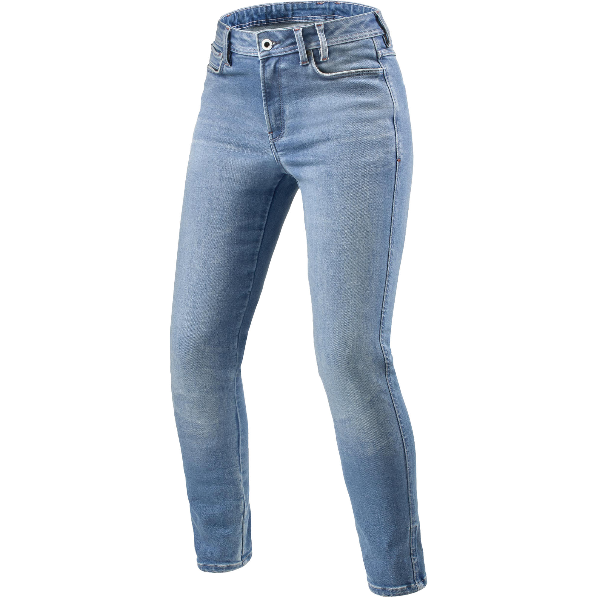 Rev'it Rev'it Ladies Shelby 3 Skinny Denim Jeans - Light Blue Vintage