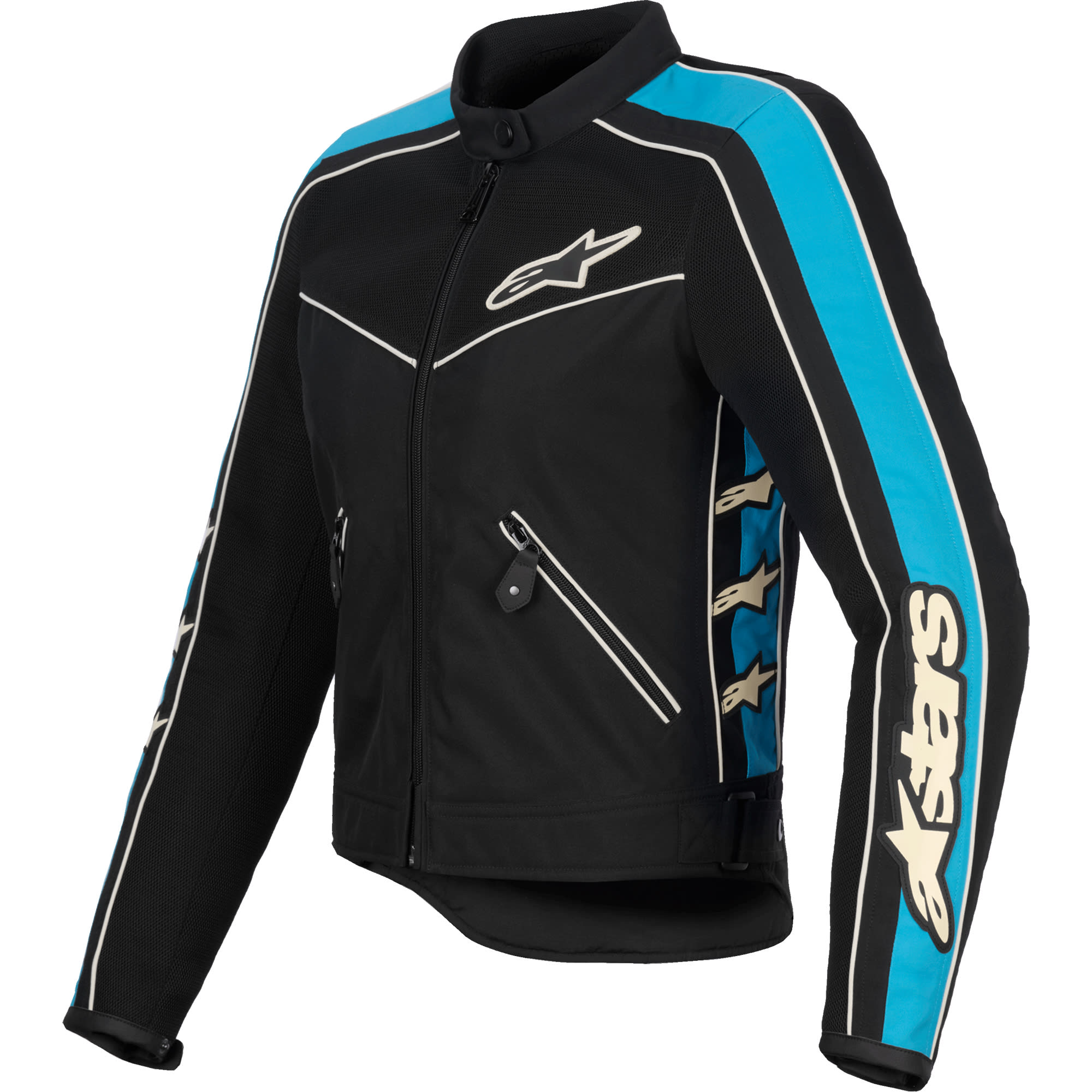 Alpinestars Alpinestars Stella T-Dyno Air Jacket - Black / Light Blue / Ecru