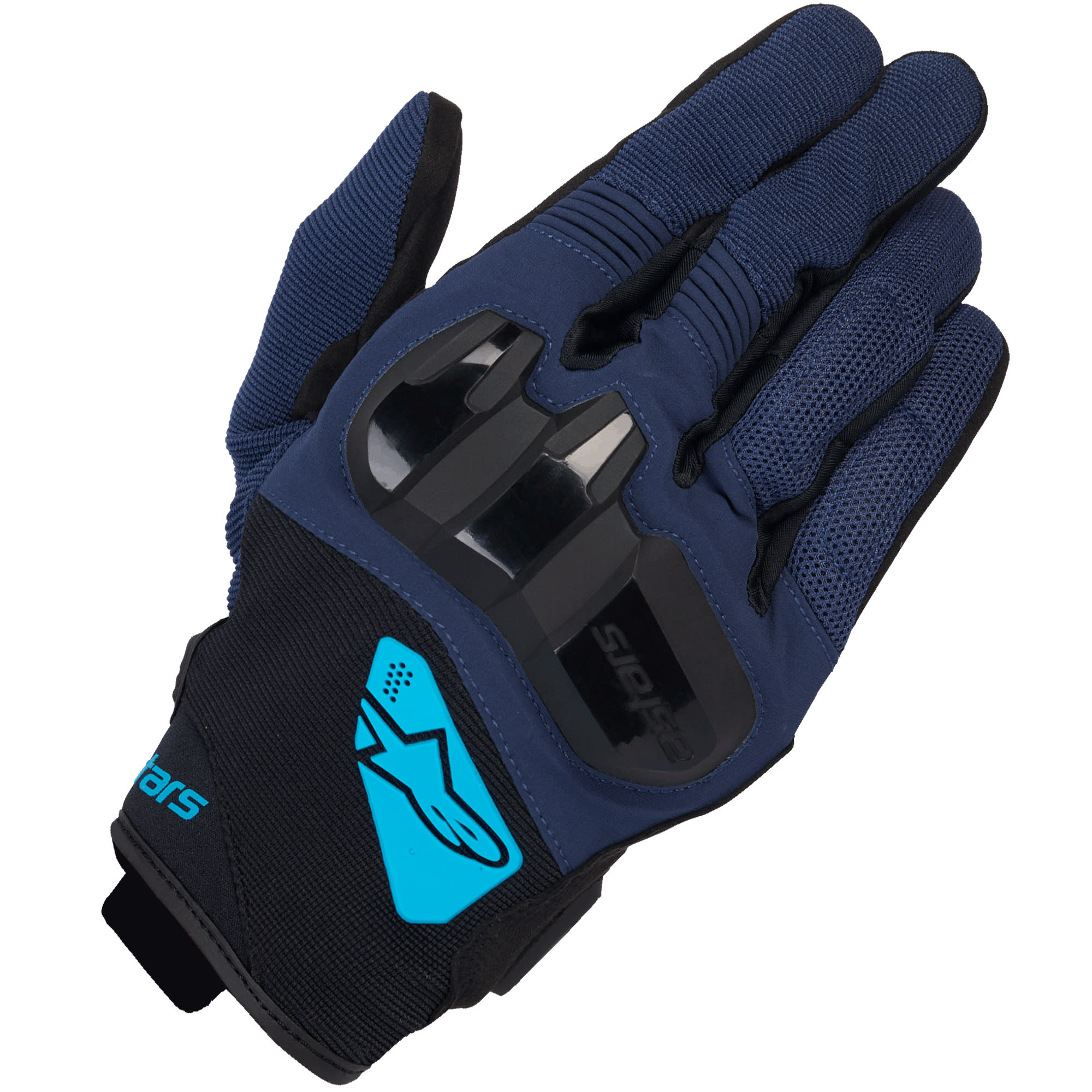 Alpinestars Alpinestars Chrome v2 Gloves - Dark Blue / Hawaiian Ocean